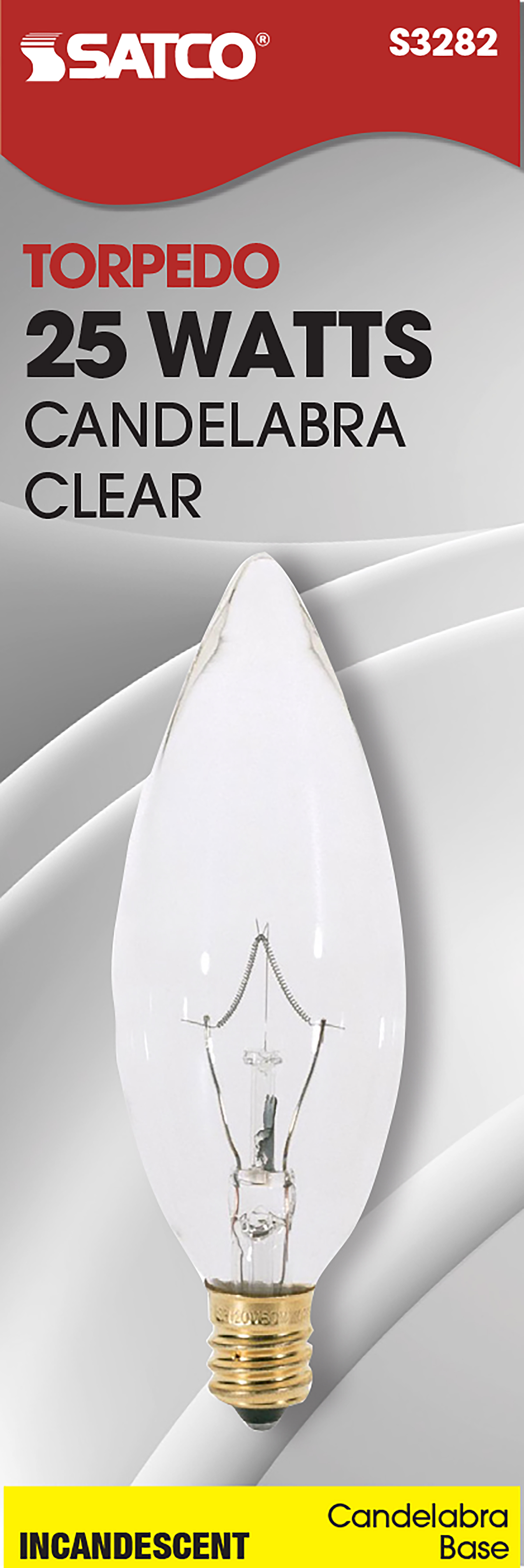 25W TORP CAND CLR - S3282
