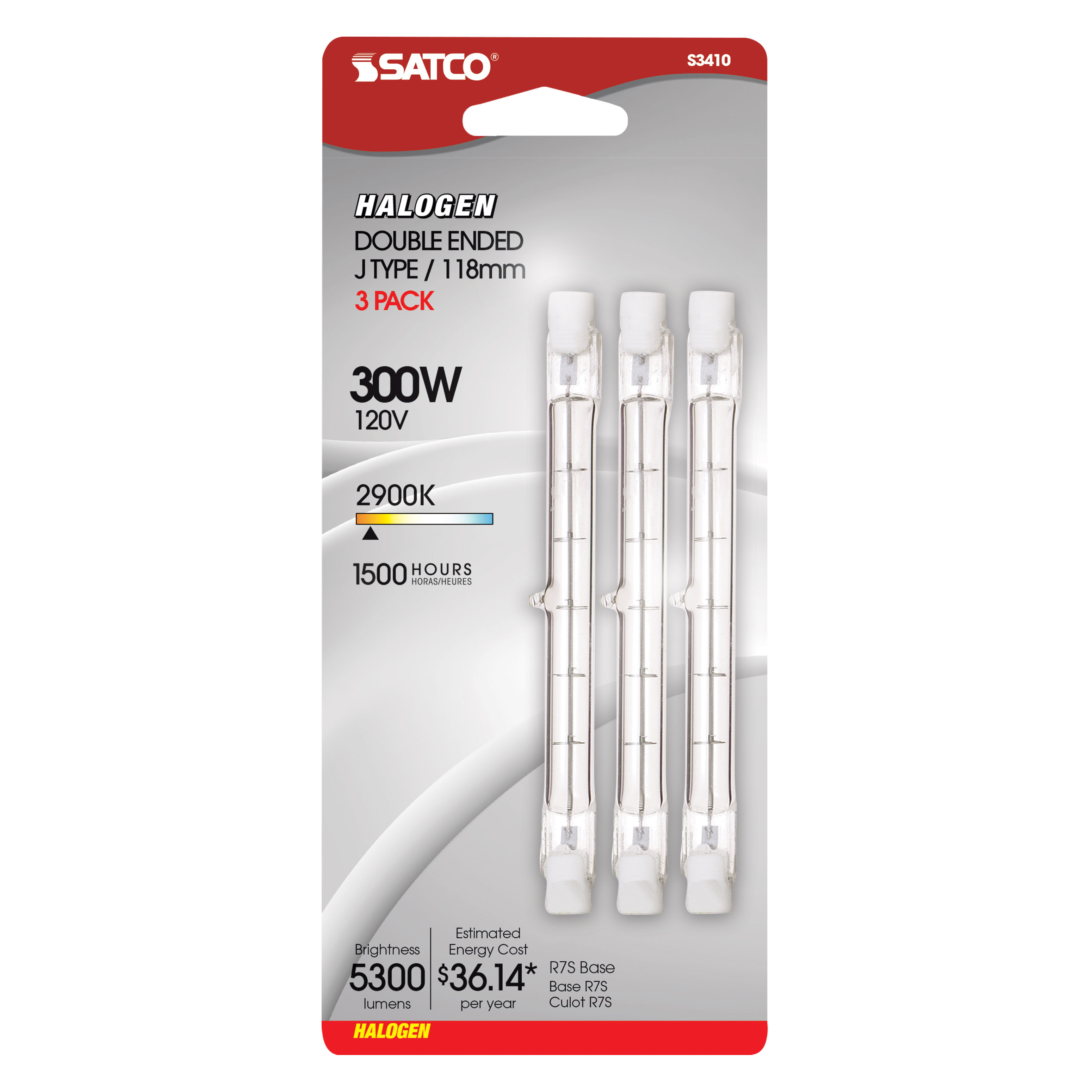 300T3Q/CL/L 118MM 3-PACK 120V - S3410