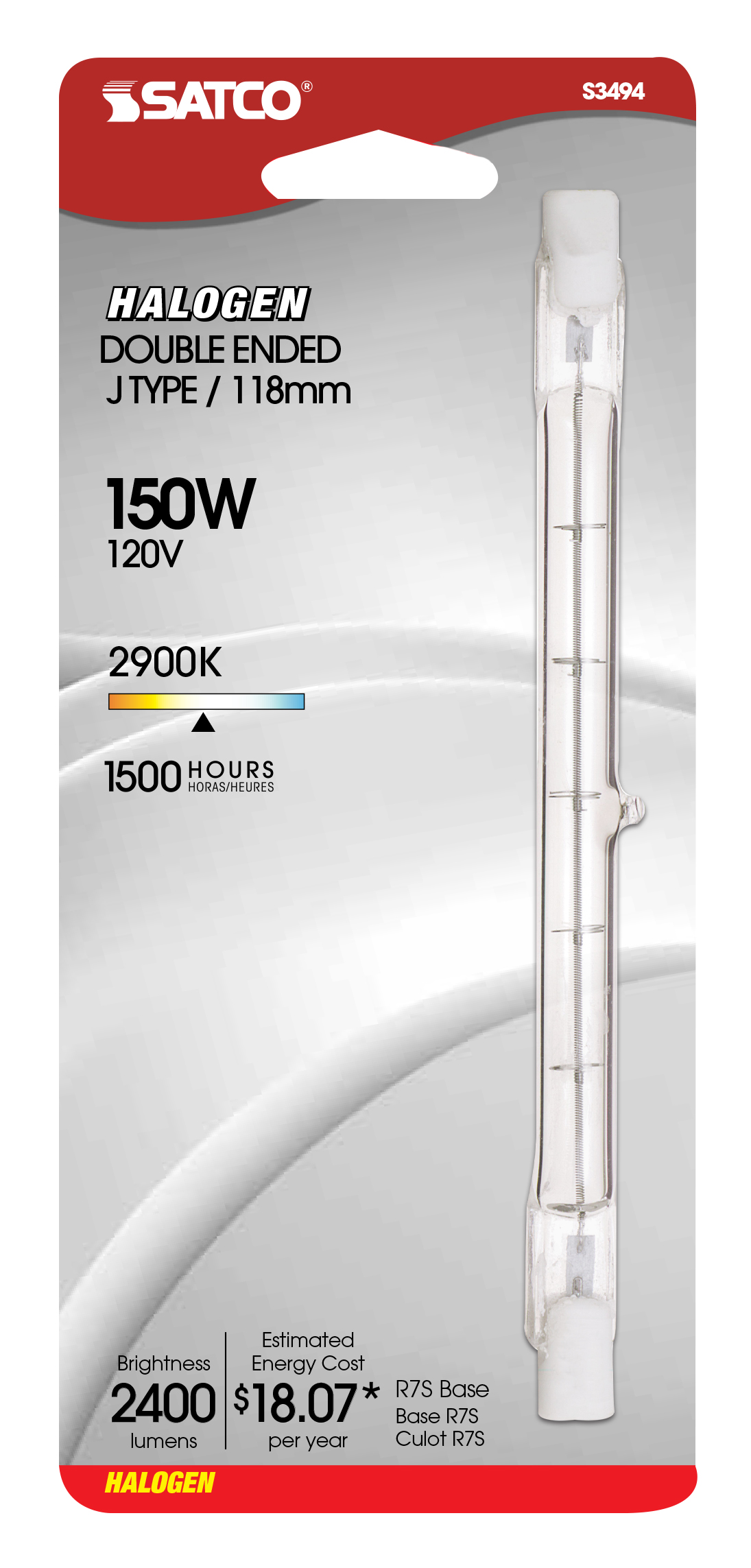 150T3Q/CL/L 118MM CARDED 120V - S3494