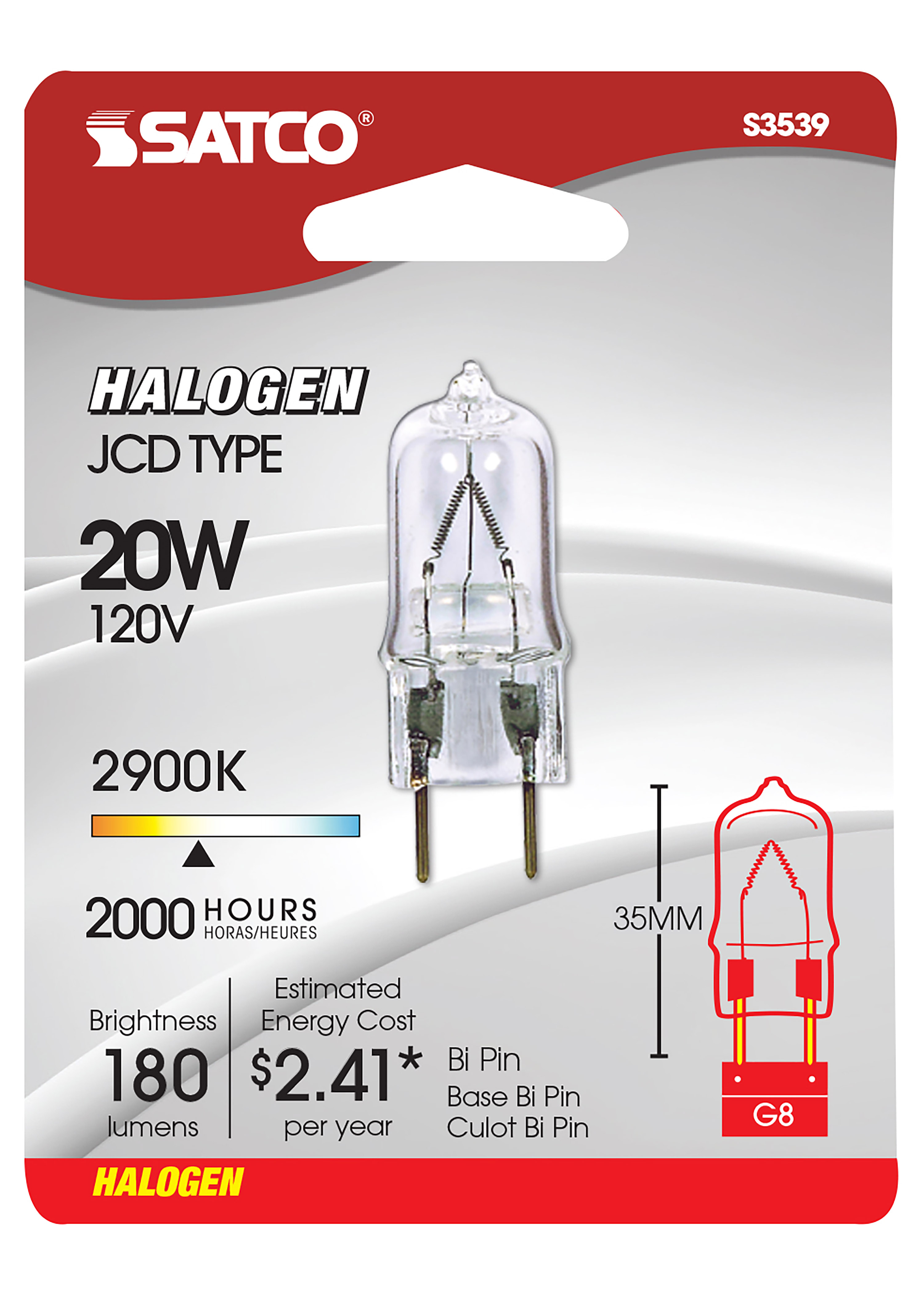 20JCD G8 120V SHORT 35MM - S3539