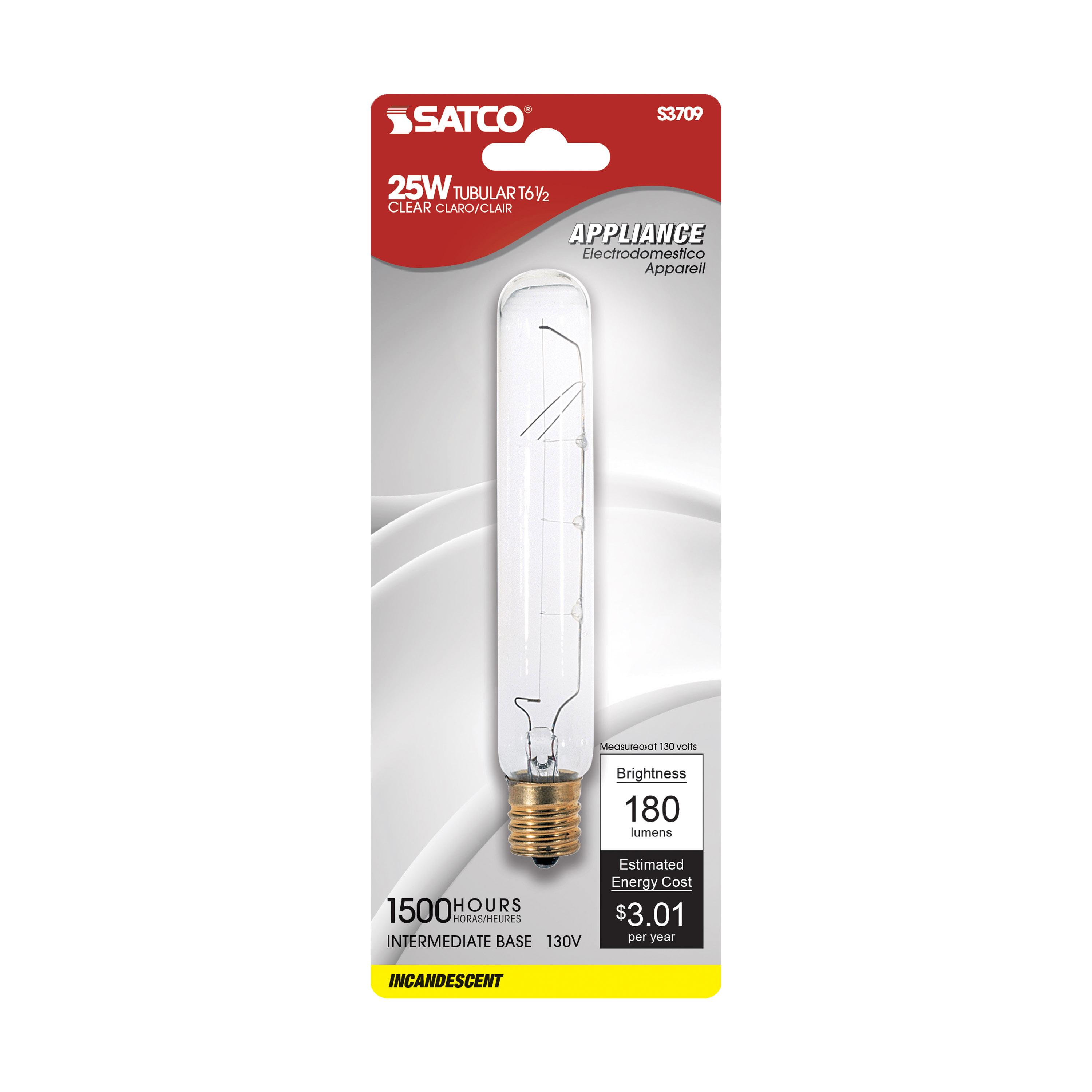 25T6.5/CL/E17/130V CARDED - S3709