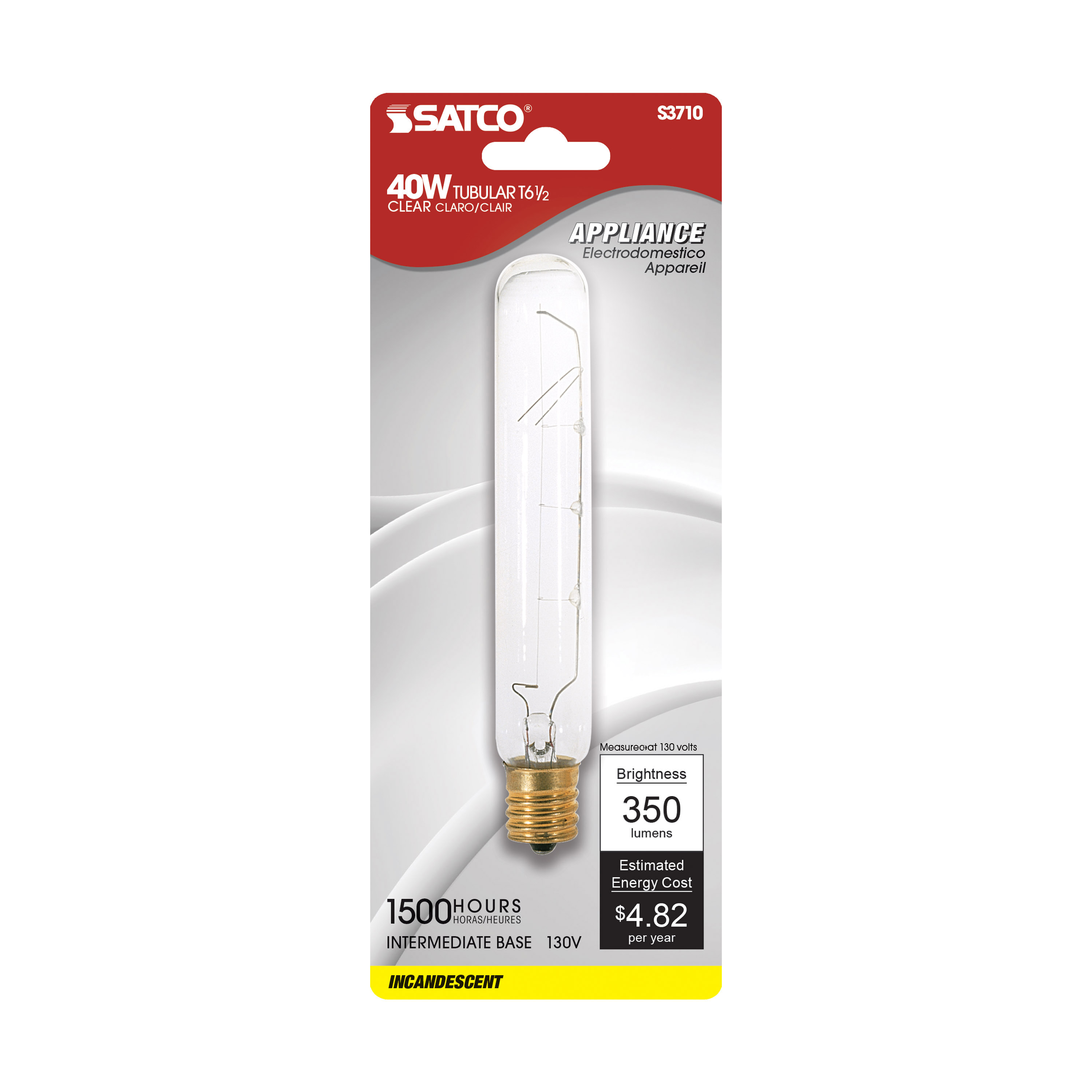 40T6.5/CL/E17/130V CARDED - S3710