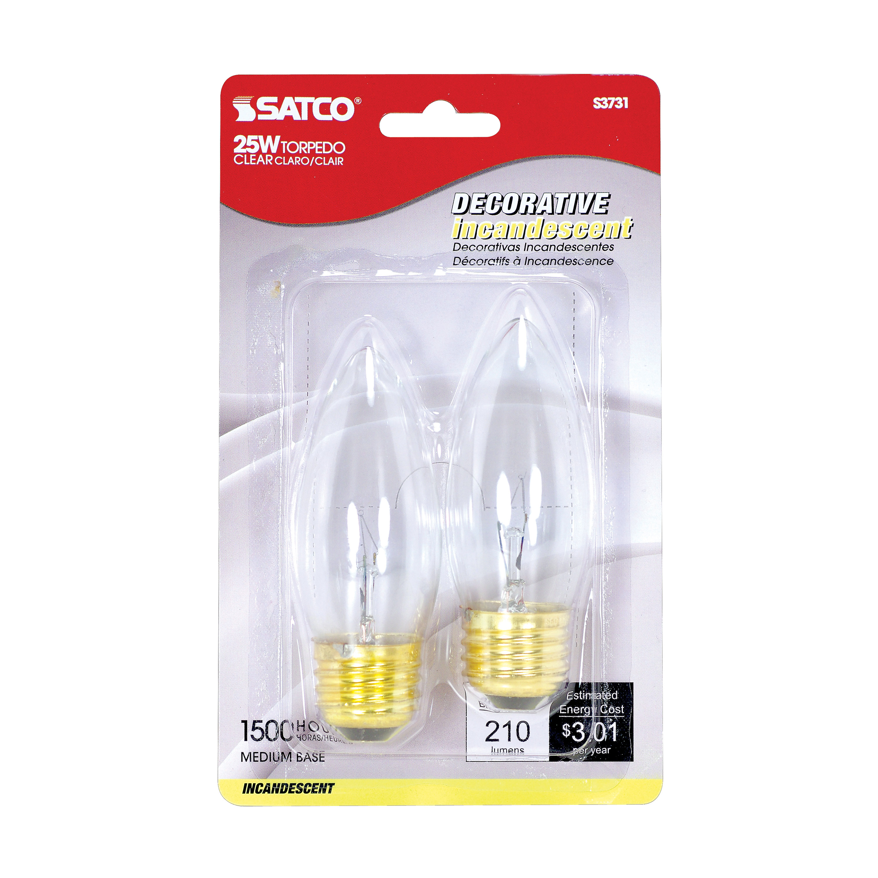 25W TORP STD CLR - S3731