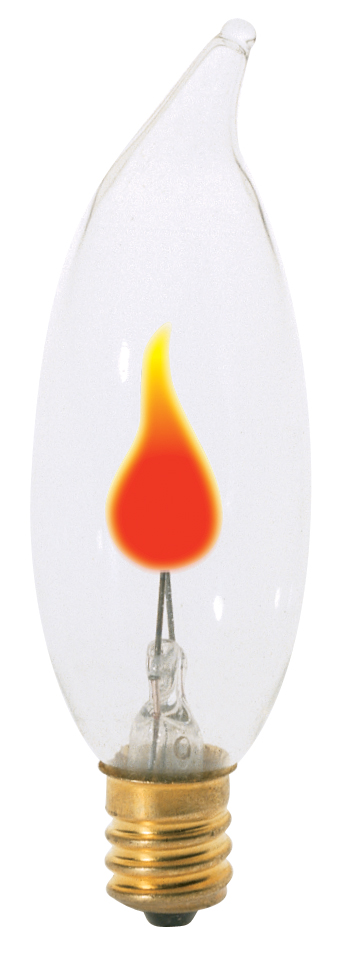 3W TT FLICKER CAND CLR - S3756