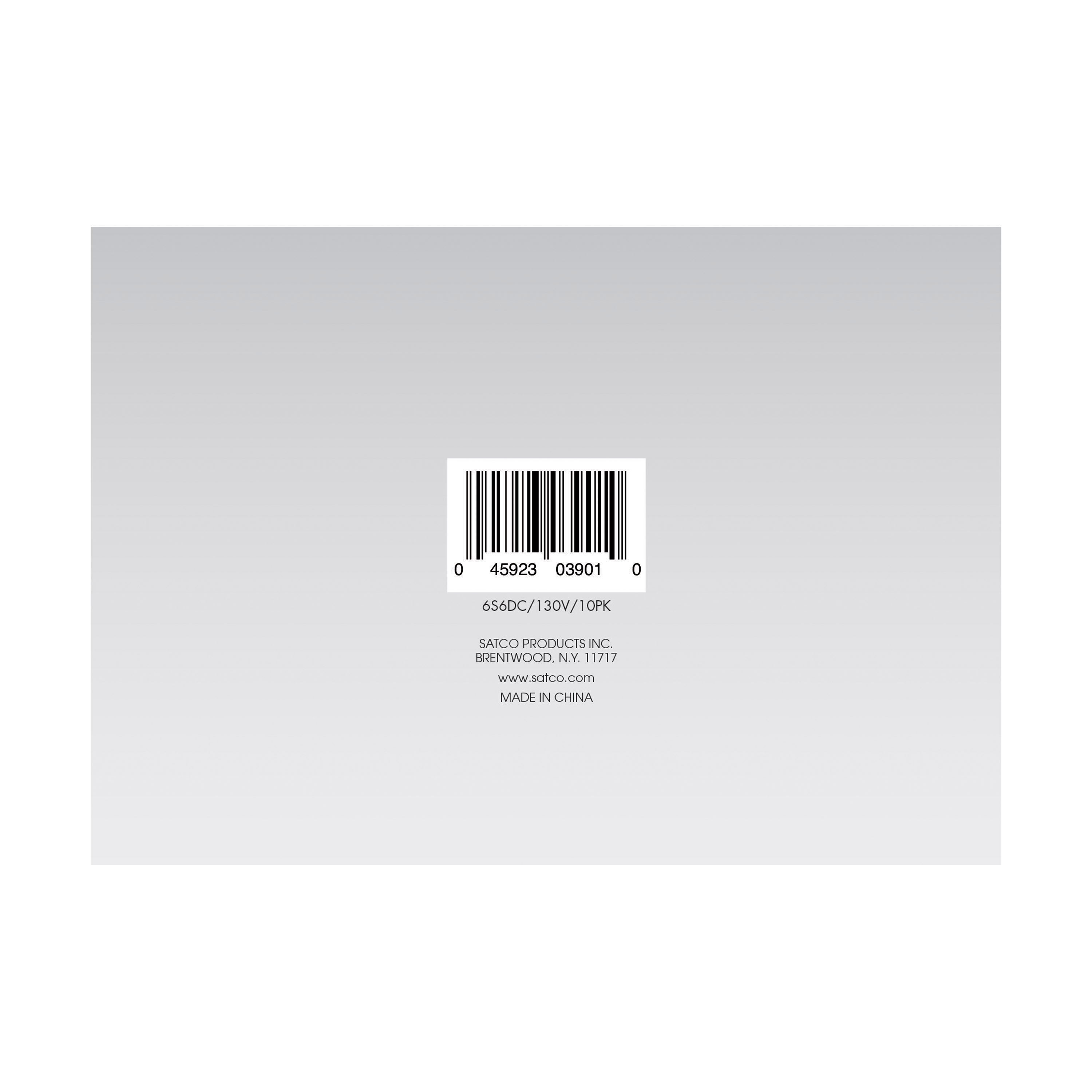 6S6 DC CLEAR 130V. - S3901