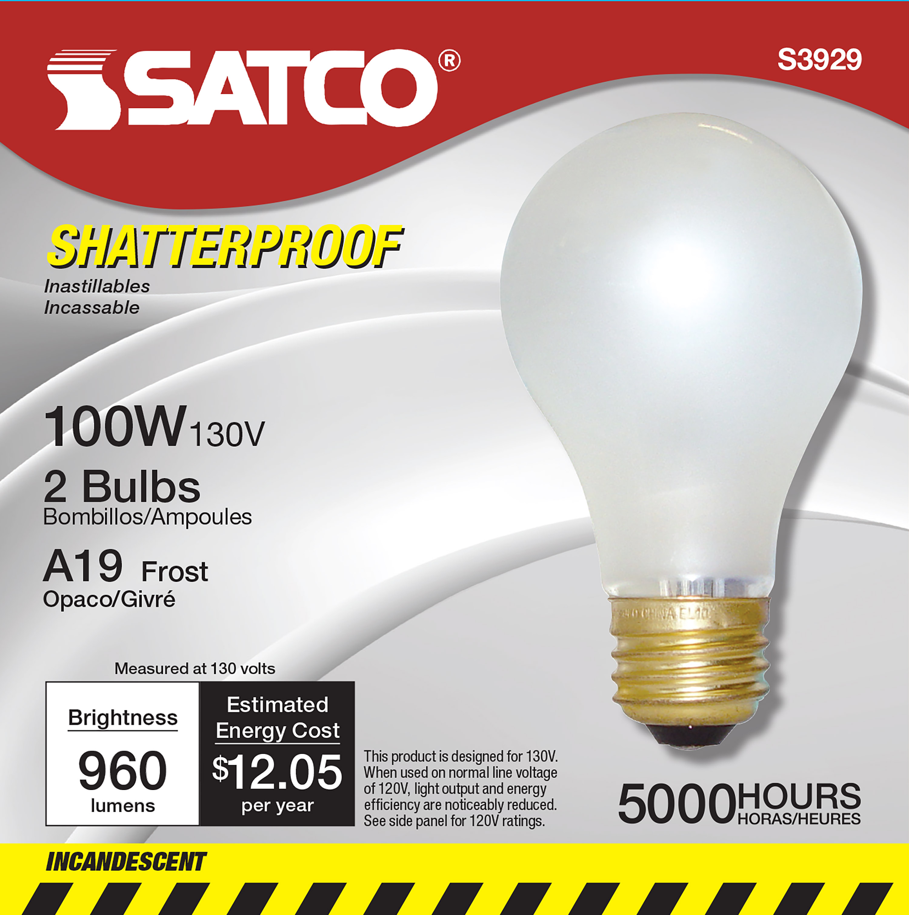 100A19/SAFETY COATED/TF/2PK - S3929