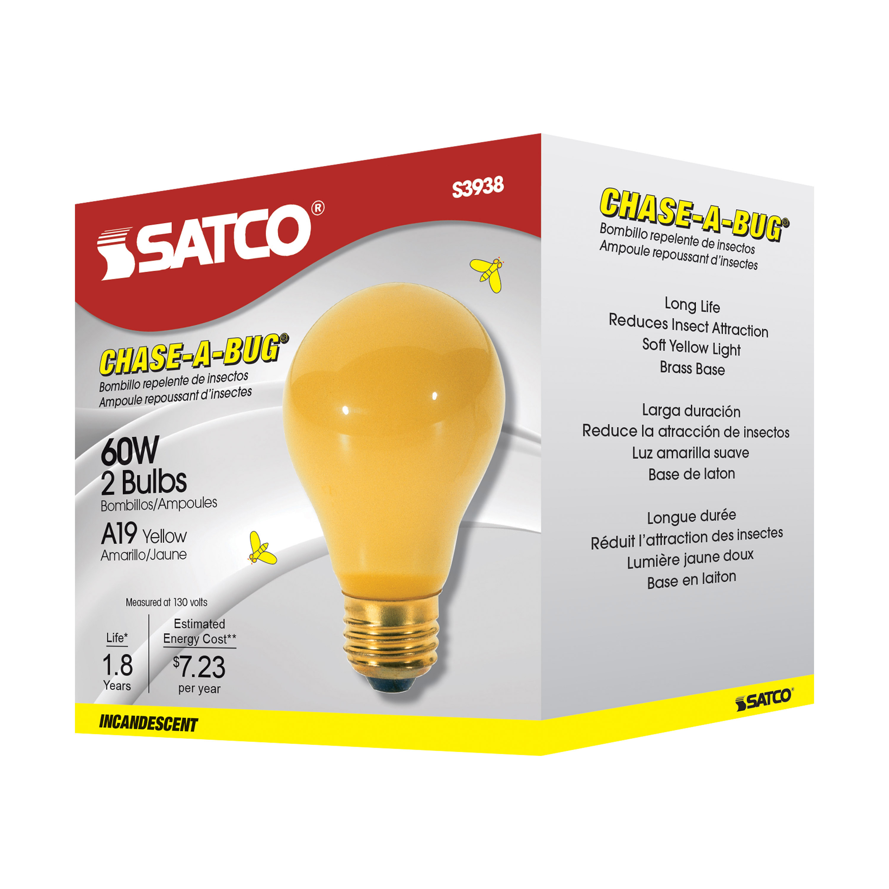 60 WATT CHASE-A-BUG BULB - S3938