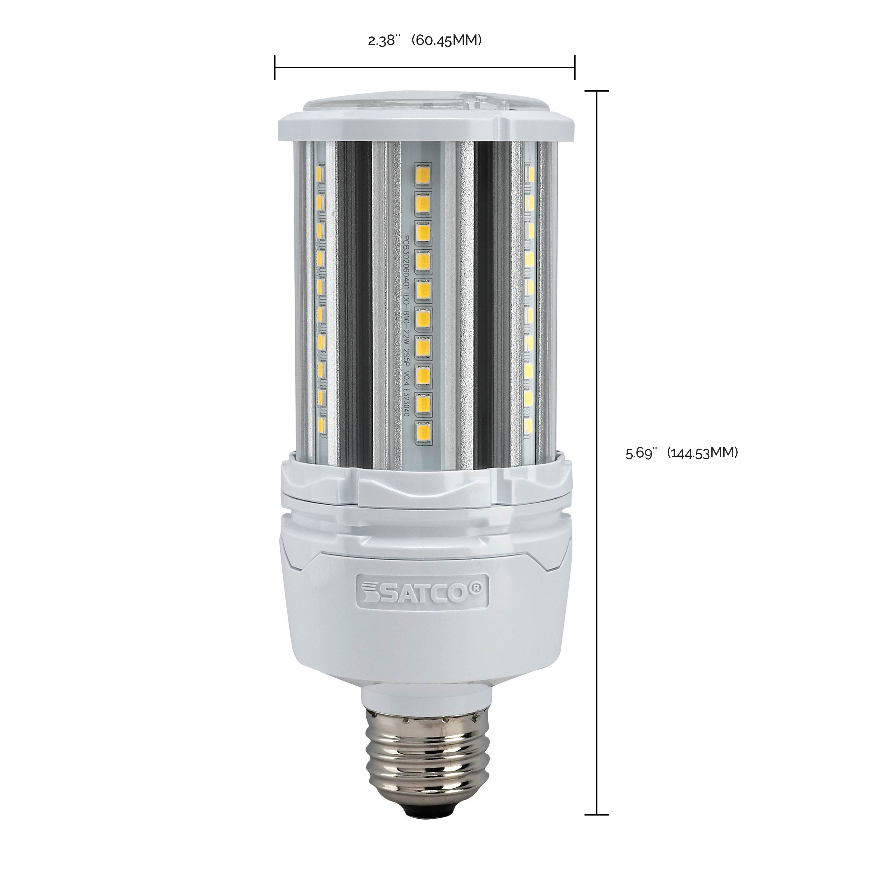 22W/LED/HID/5000K/100-277V E26 - S39391
