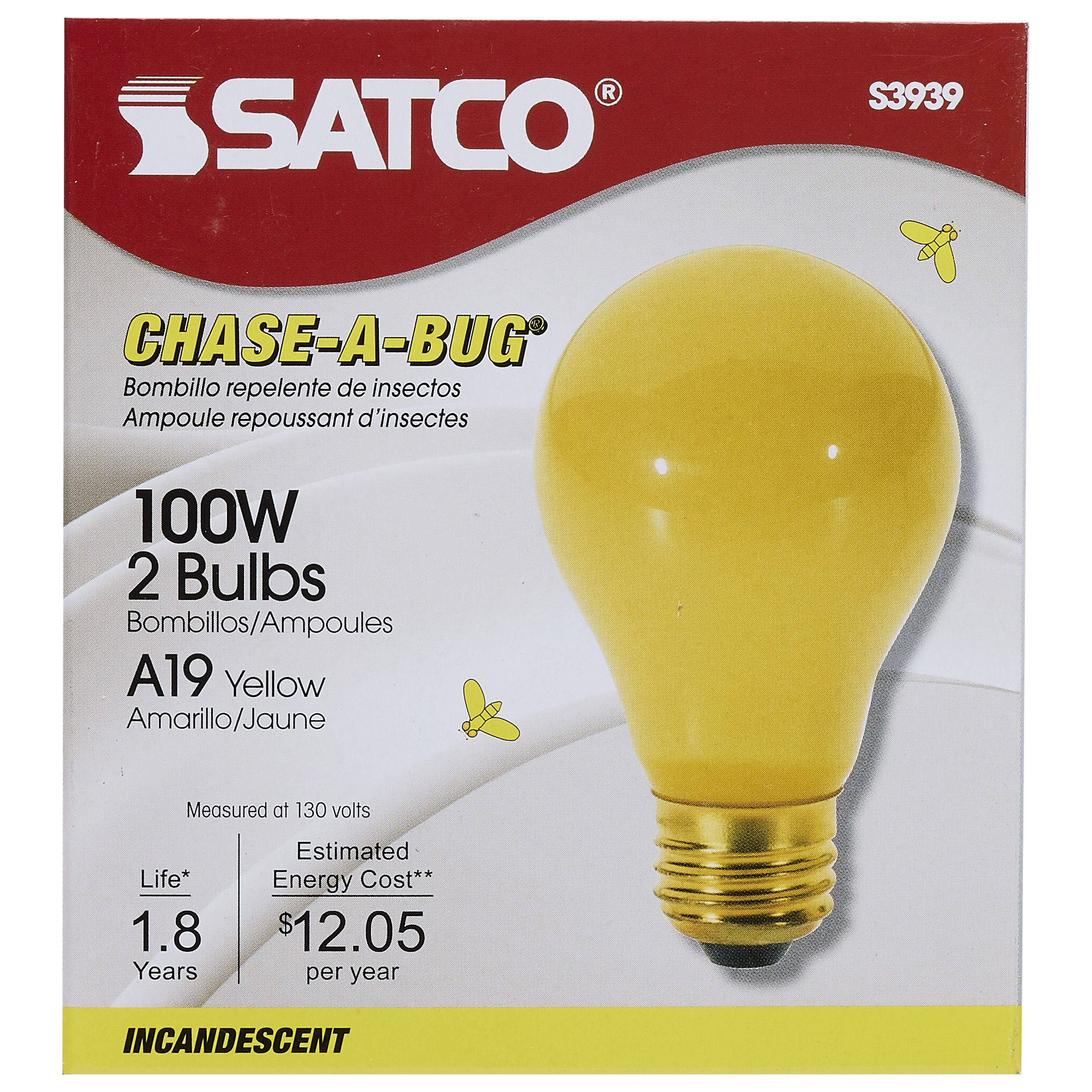 100 WATT CHASE-A-BUG BULB - S3939