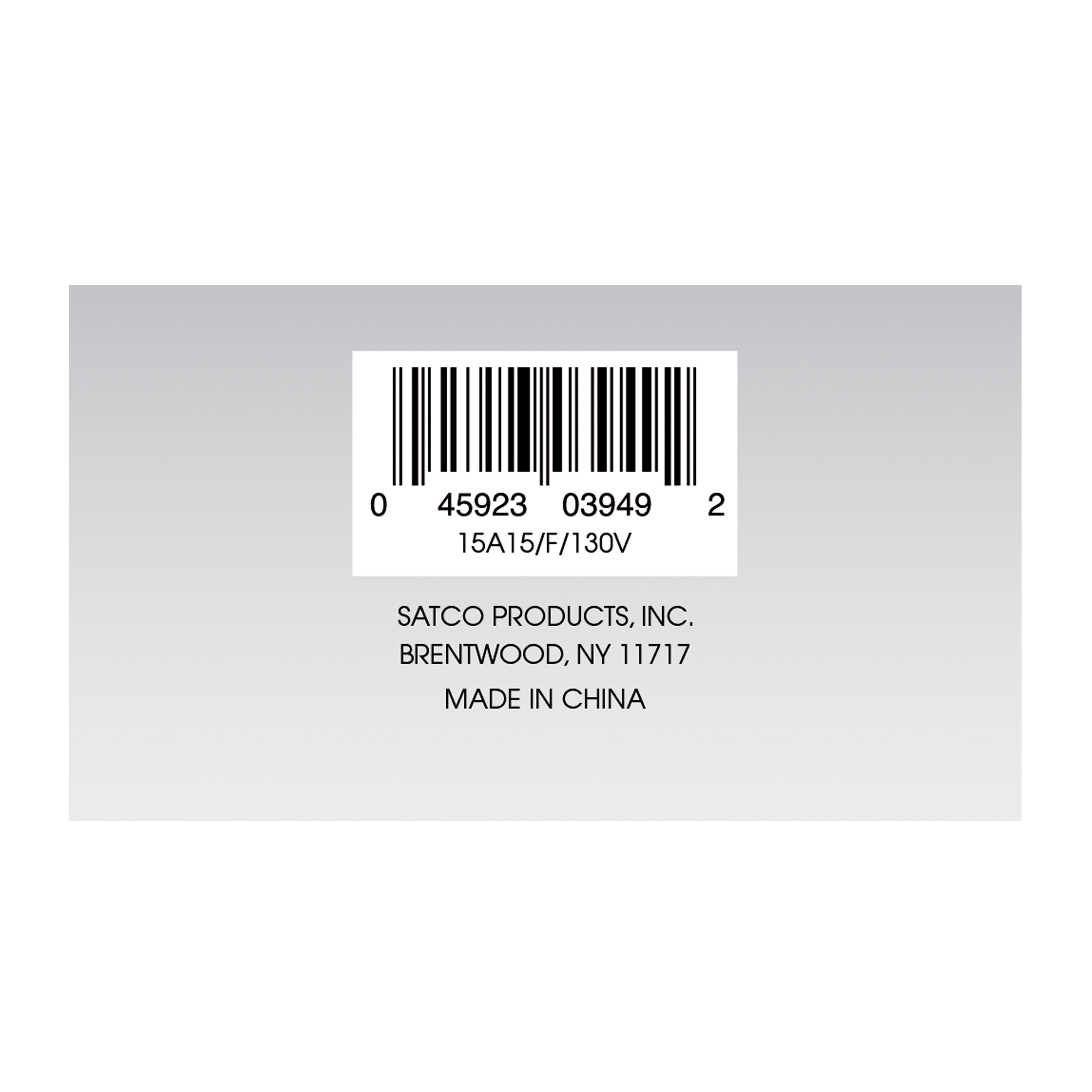 15W A-15 FROSTED MED BASE - S3949