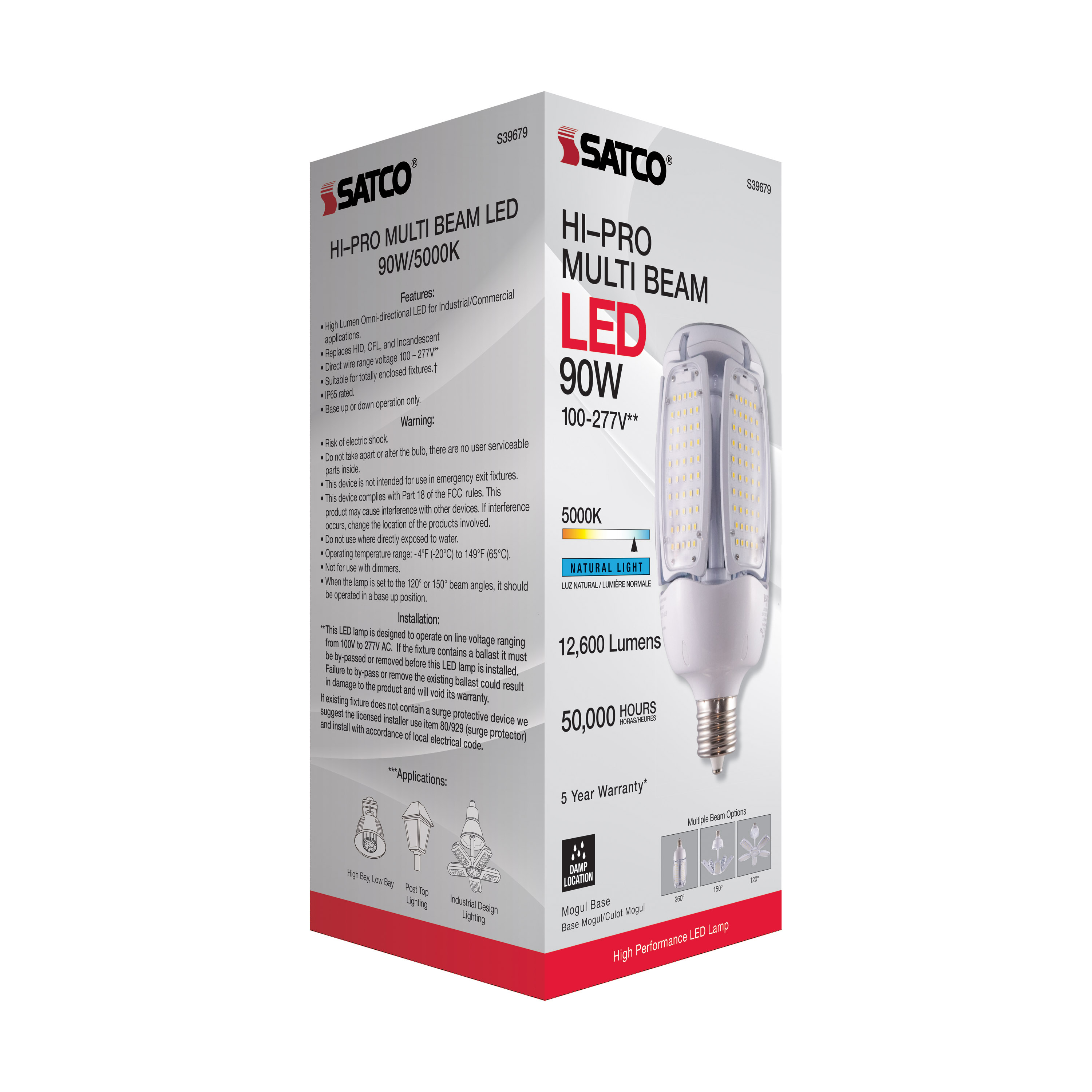 90W/LED/HID/MB-G3/50K/100-277V - S39679