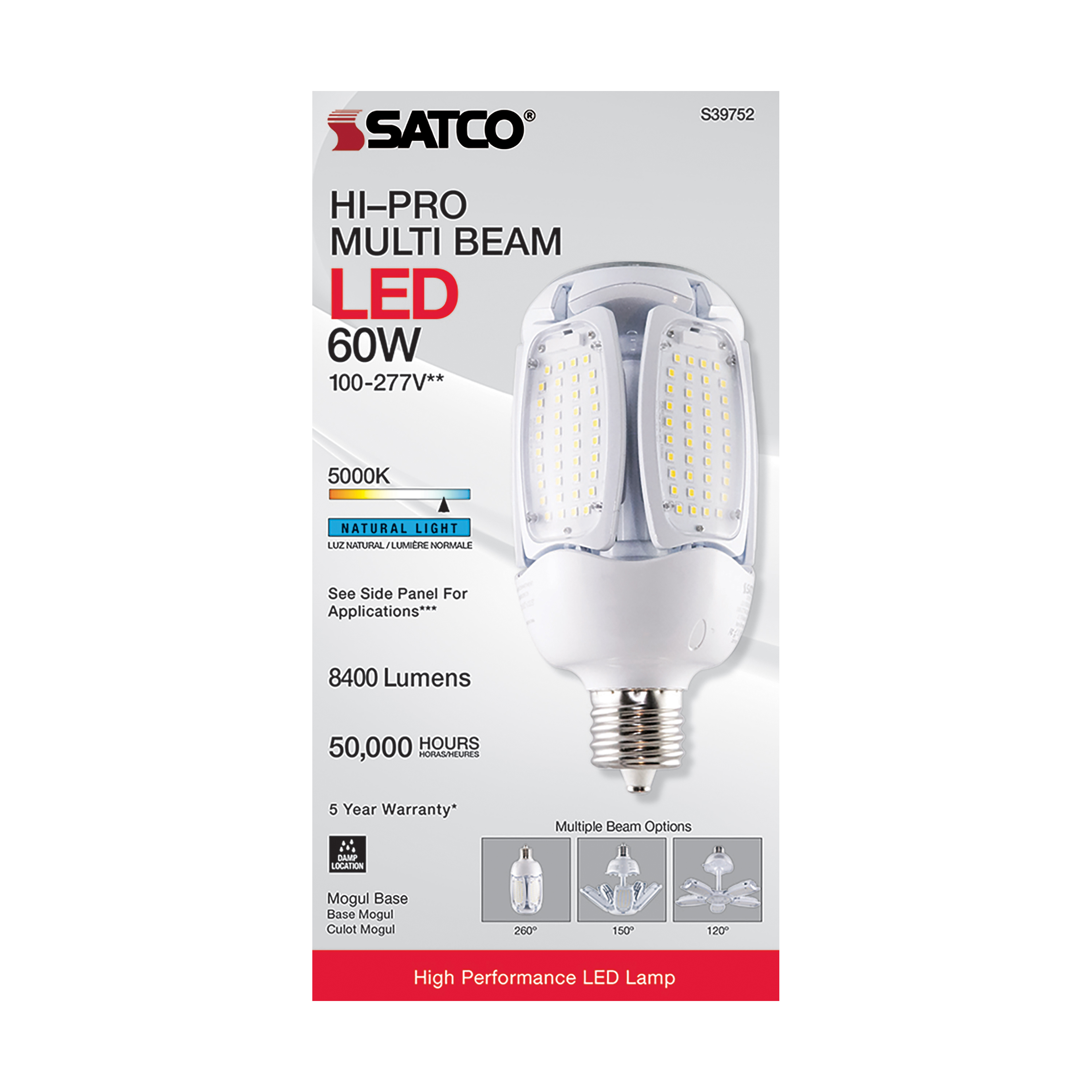 60W/LED/HID/MB-G3/50K/100-277V - S39752