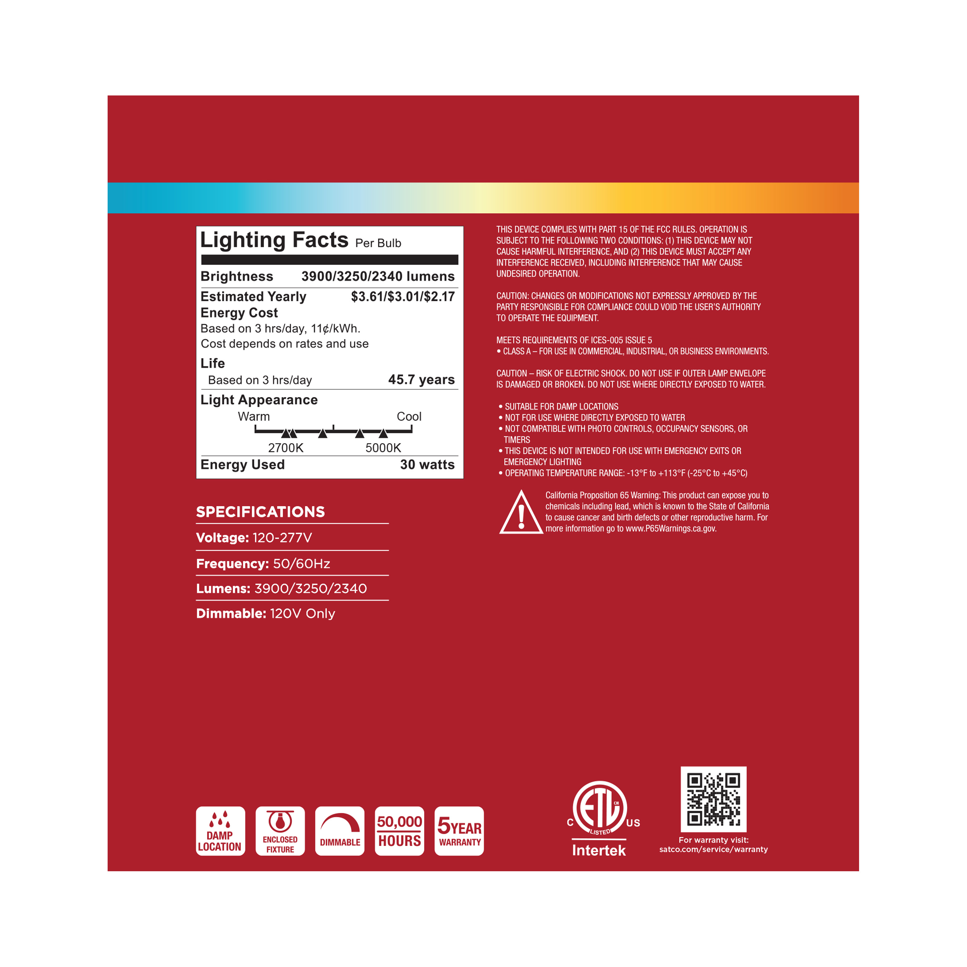 30SPAR38L/8CCT5/WH/MB/DU - S39761