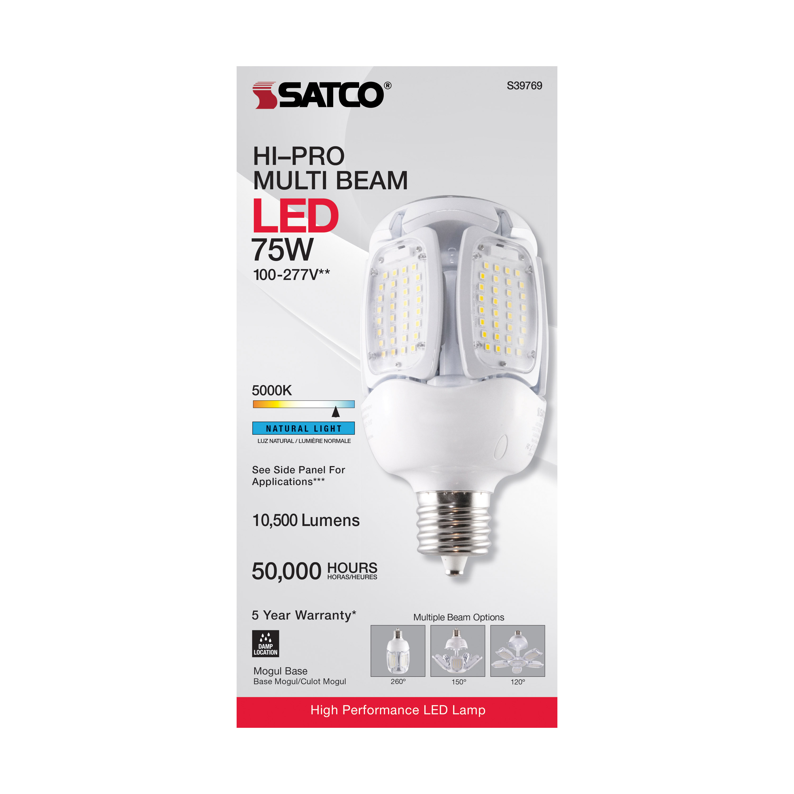 75W/LED/HID/MB-G3/50K/100-277V - S39769