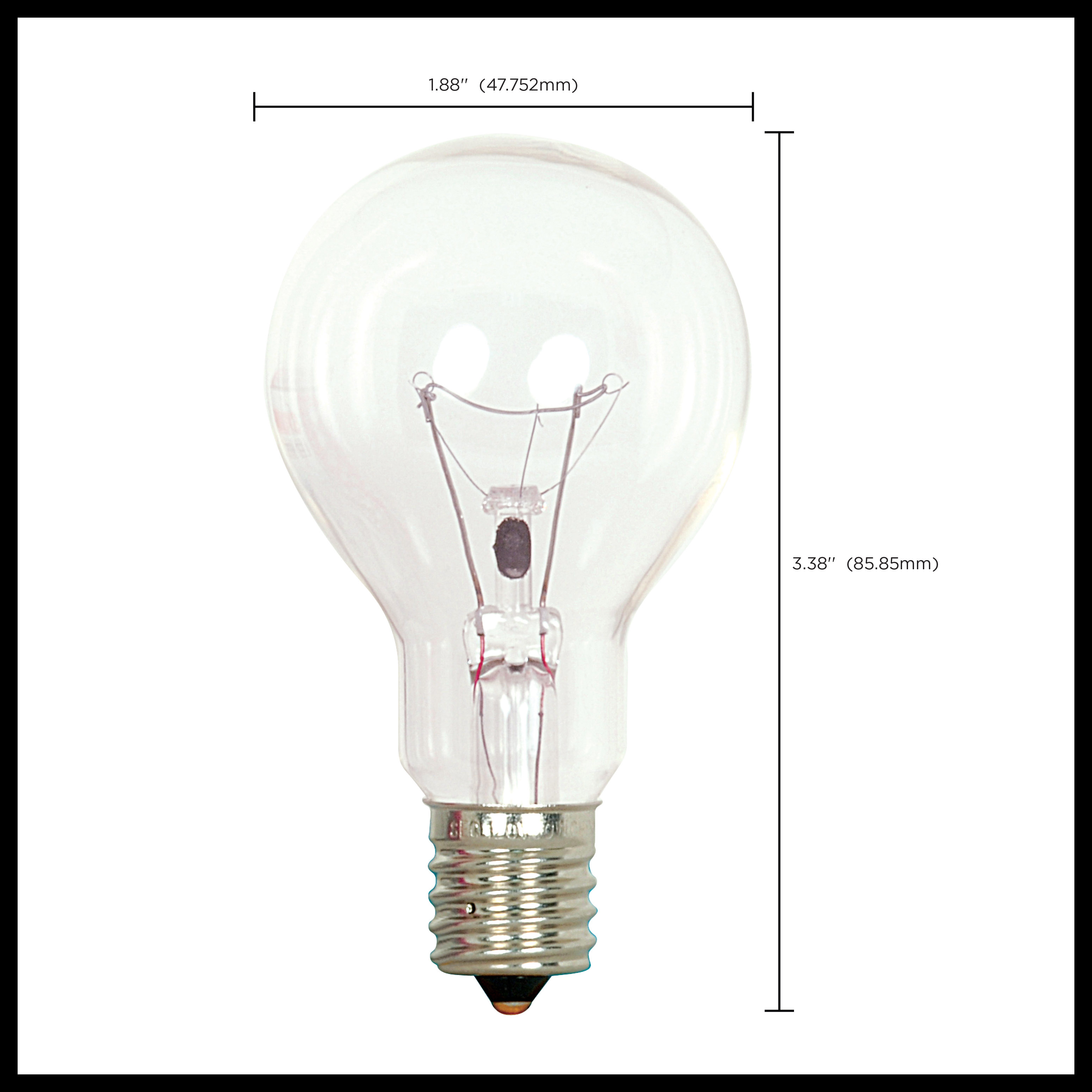 40A15 CLEAR E17 NICKEL PLATED - S4164