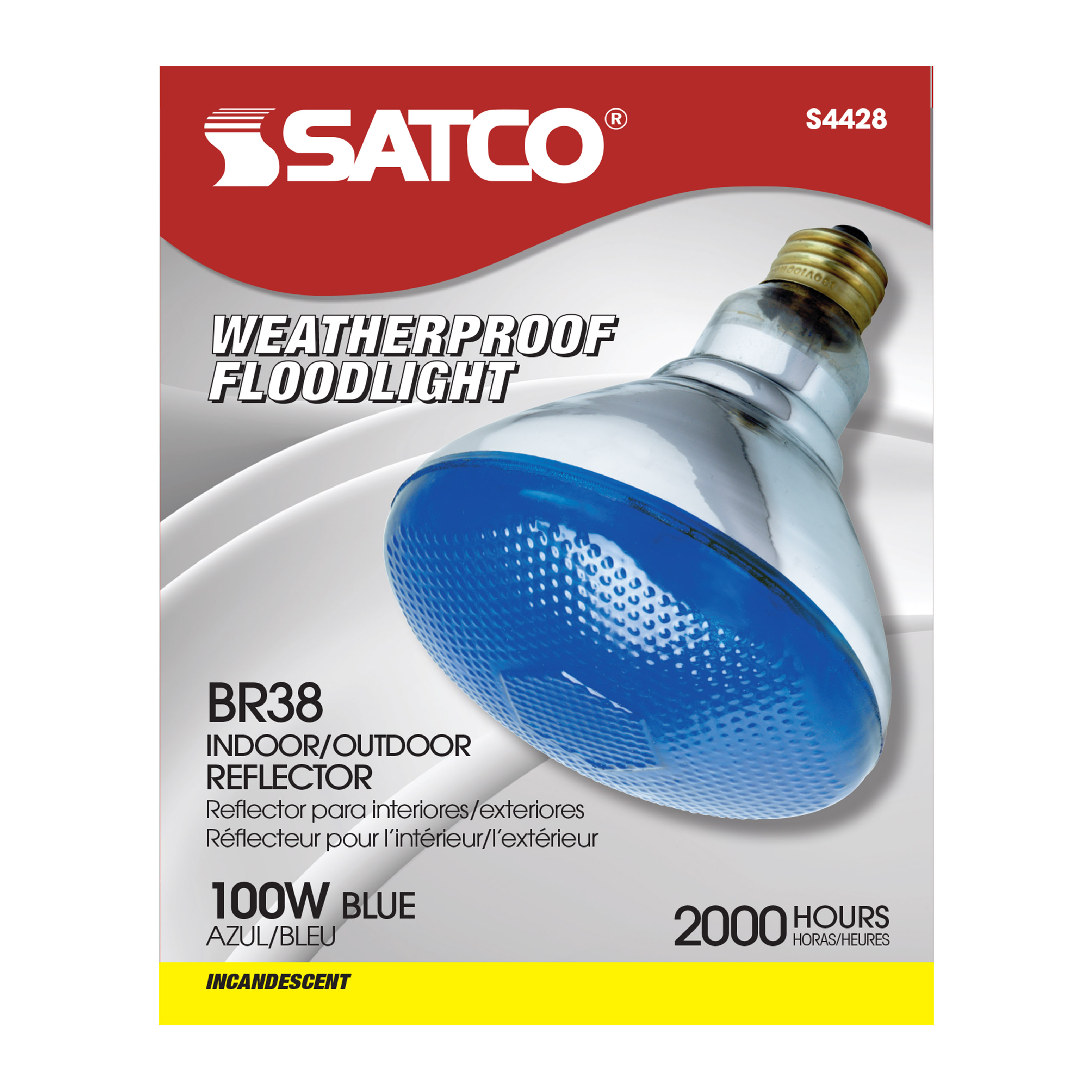 100W BR-38 BLUE 120V. - S4428