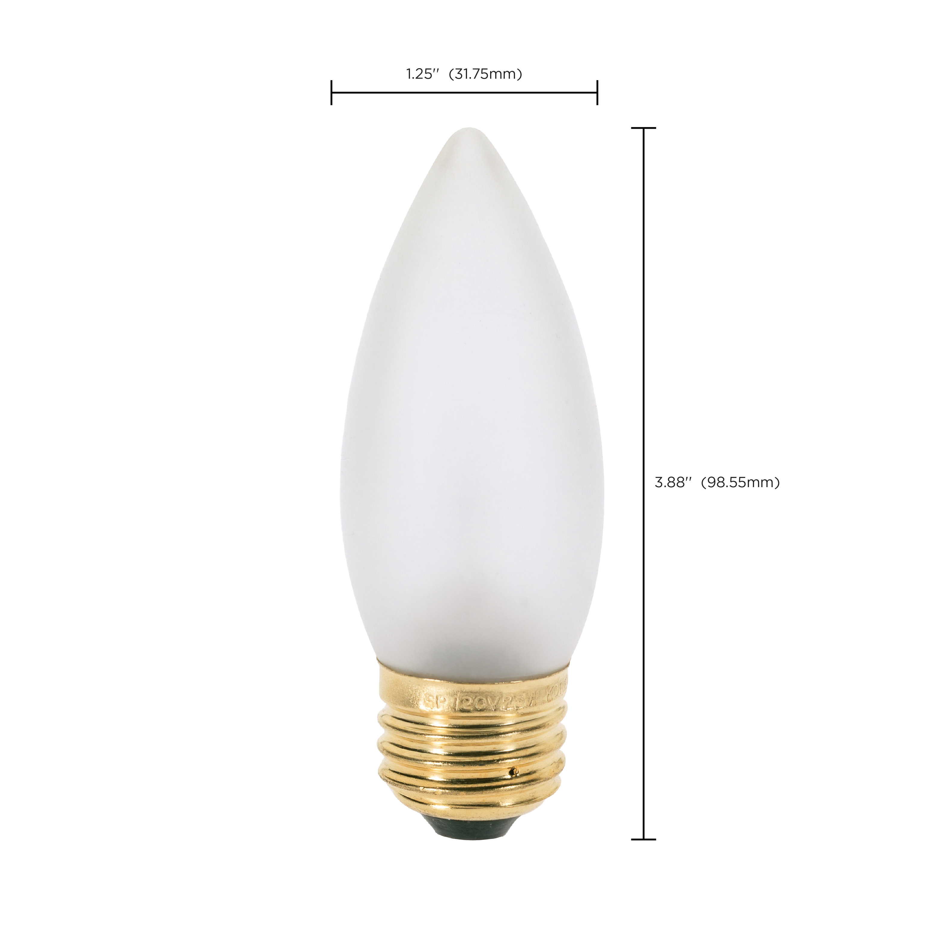 40W FROSTED B11 FAN BULB - S4742