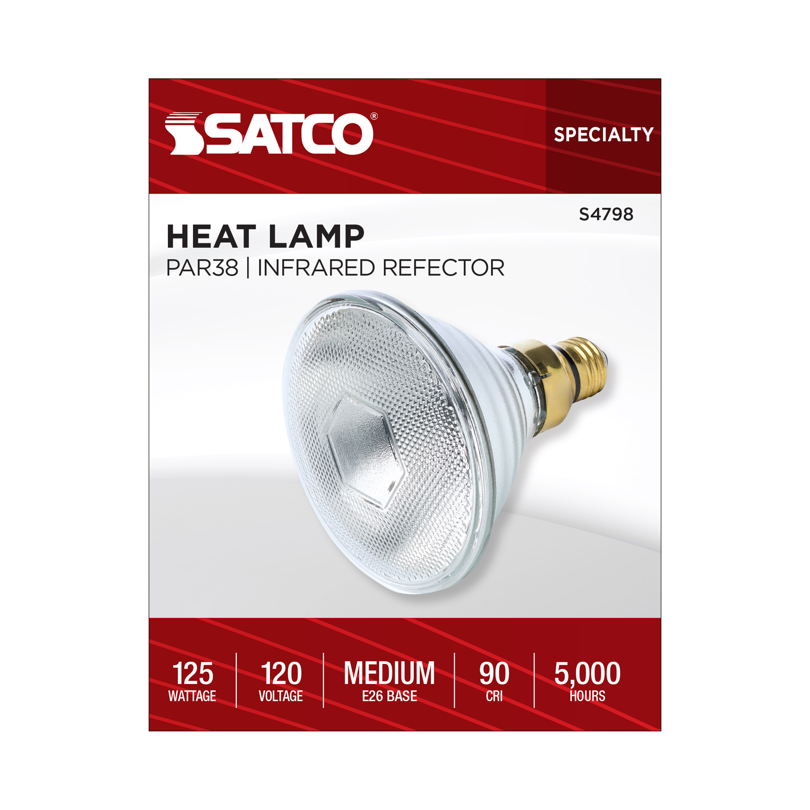 125PAR38/HEAT/CL/120V - S4798