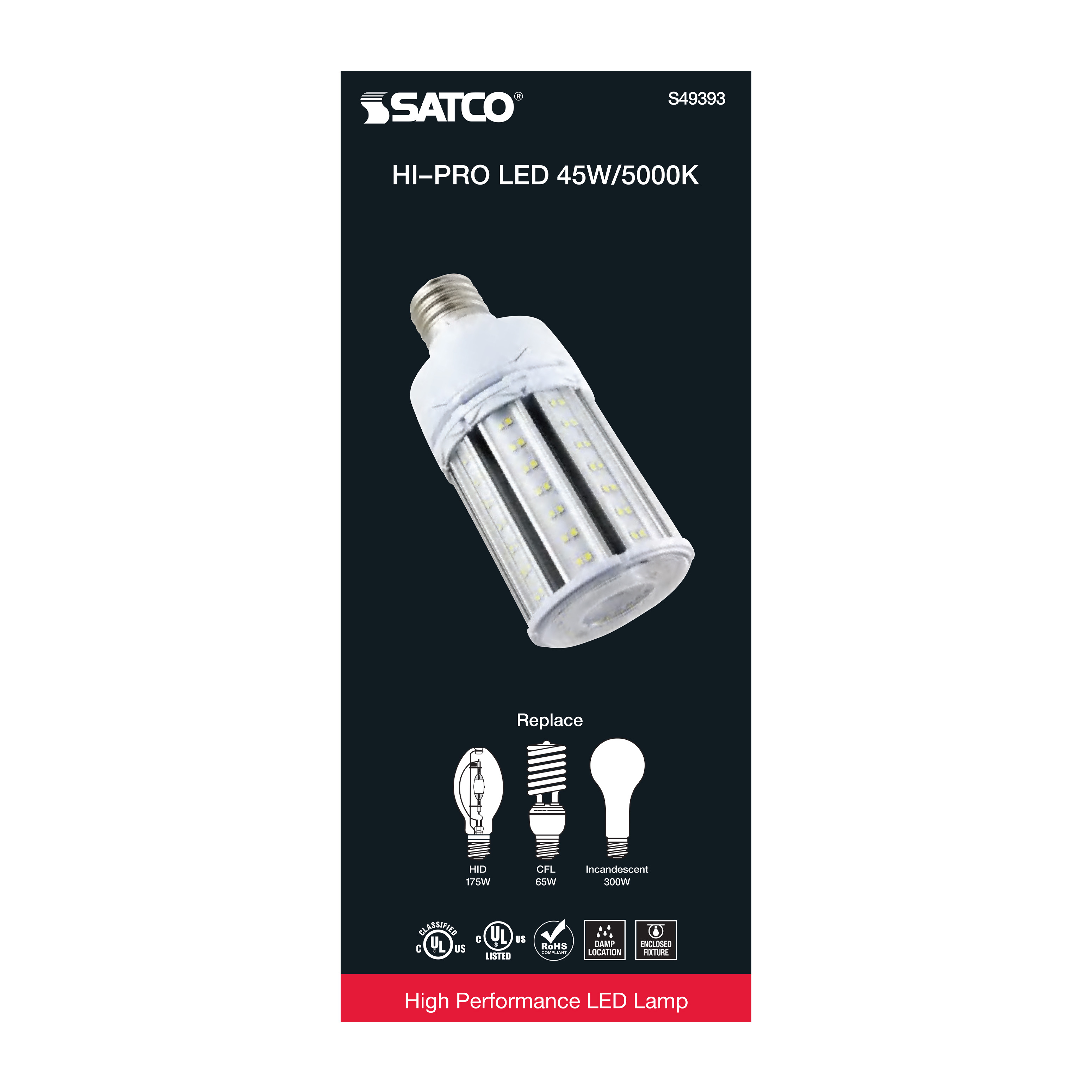 45W/LED/HP/850/100-277V/EX39 - S49393