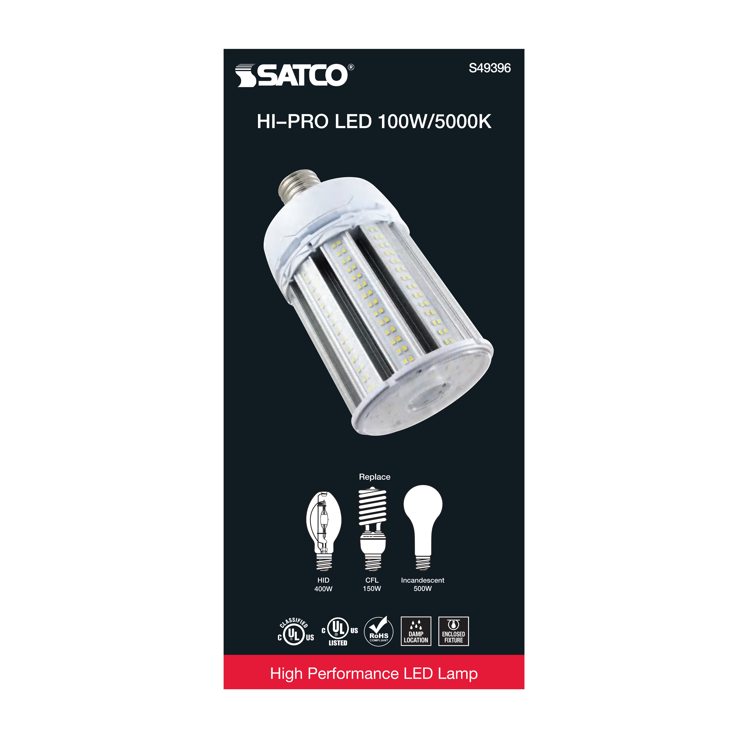 100W/LED/HP/850/100-277V/EX39 - S49396