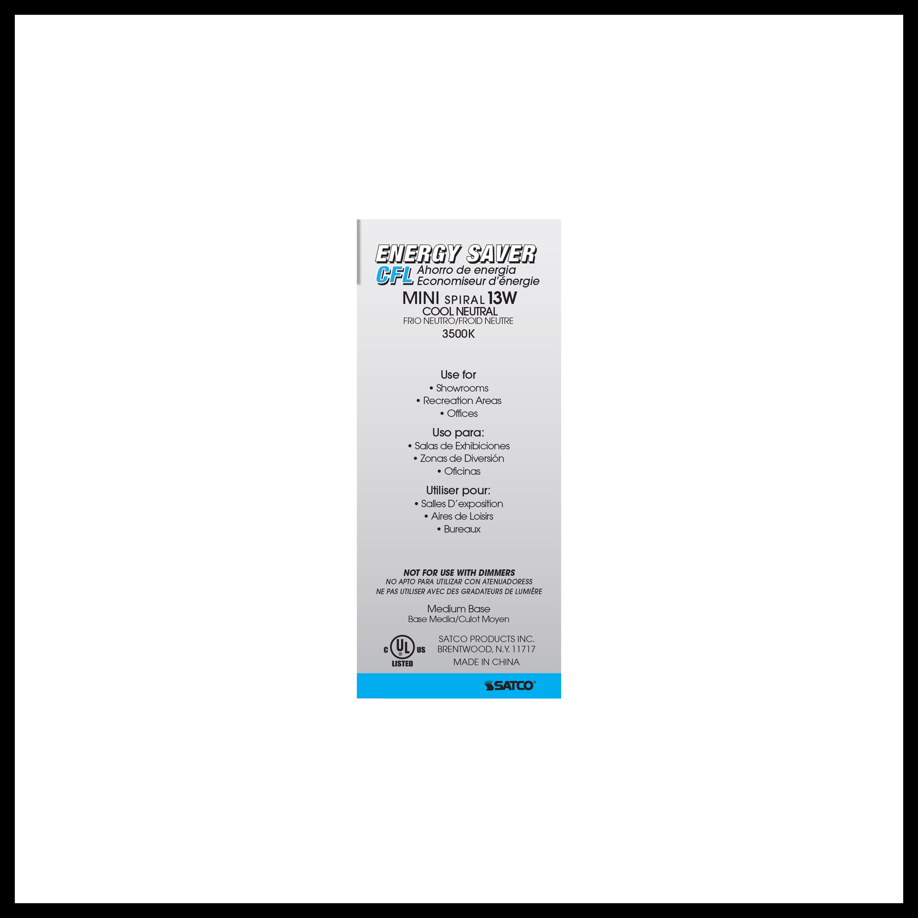 13T2/E26/3500K/120V/4PK - S6238