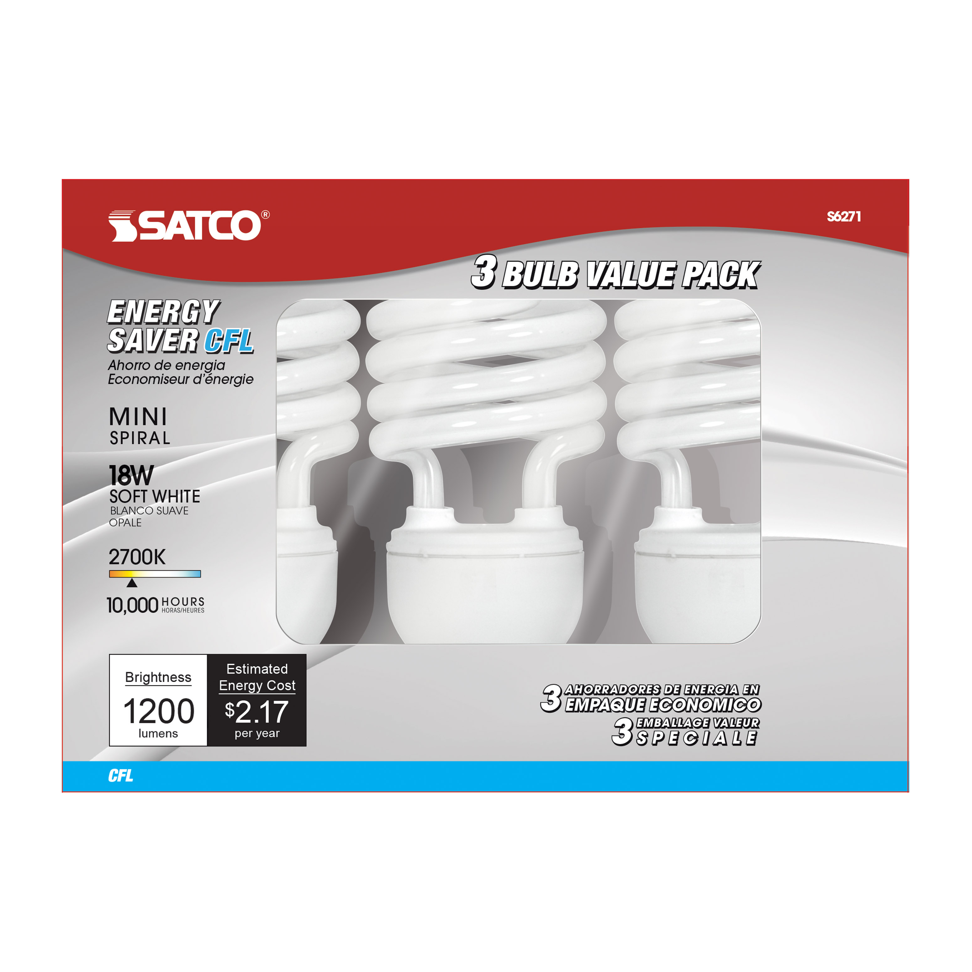 J14L1E26/2700K/120V/3PK - S6271