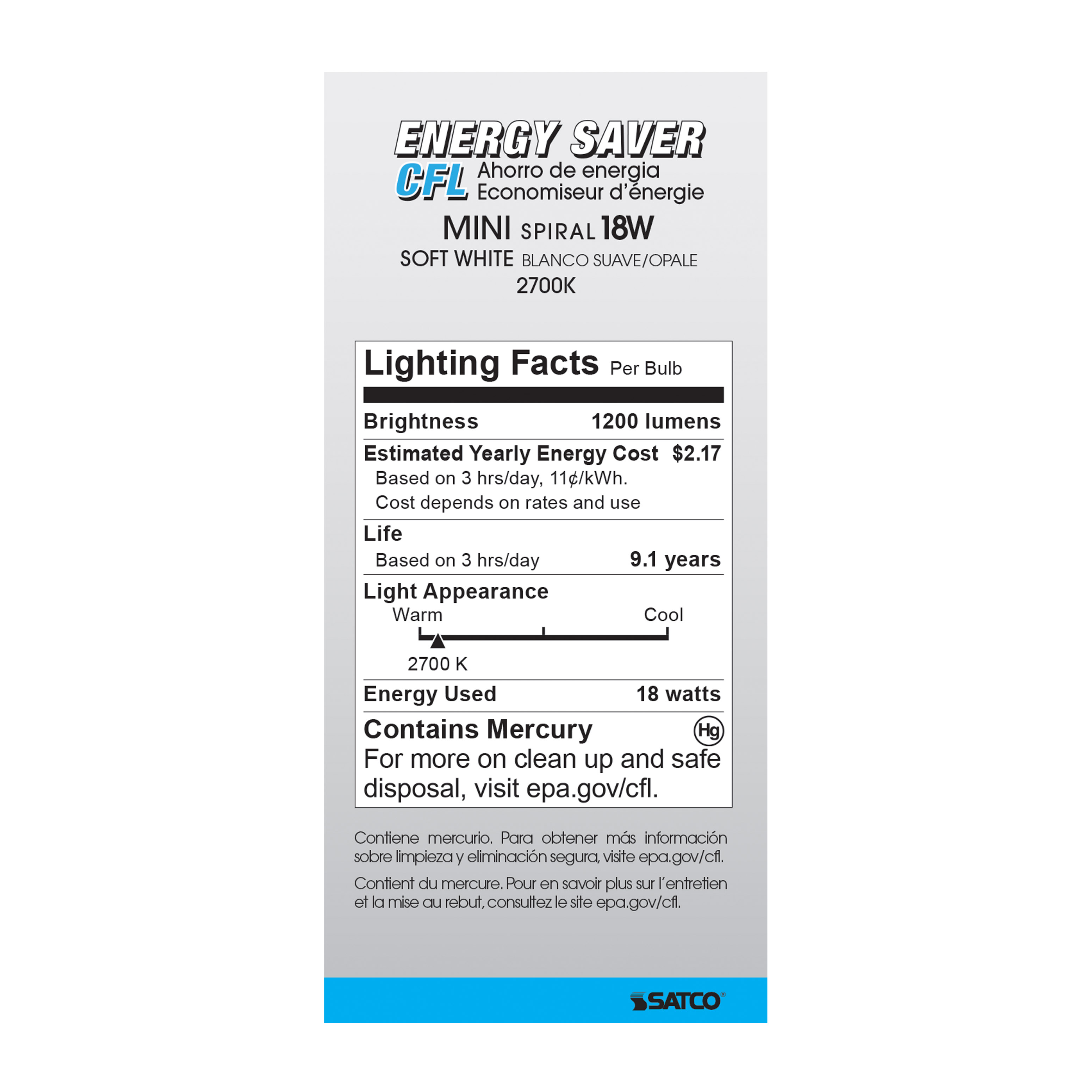 J14L1E26/2700K/120V/3PK - S6271