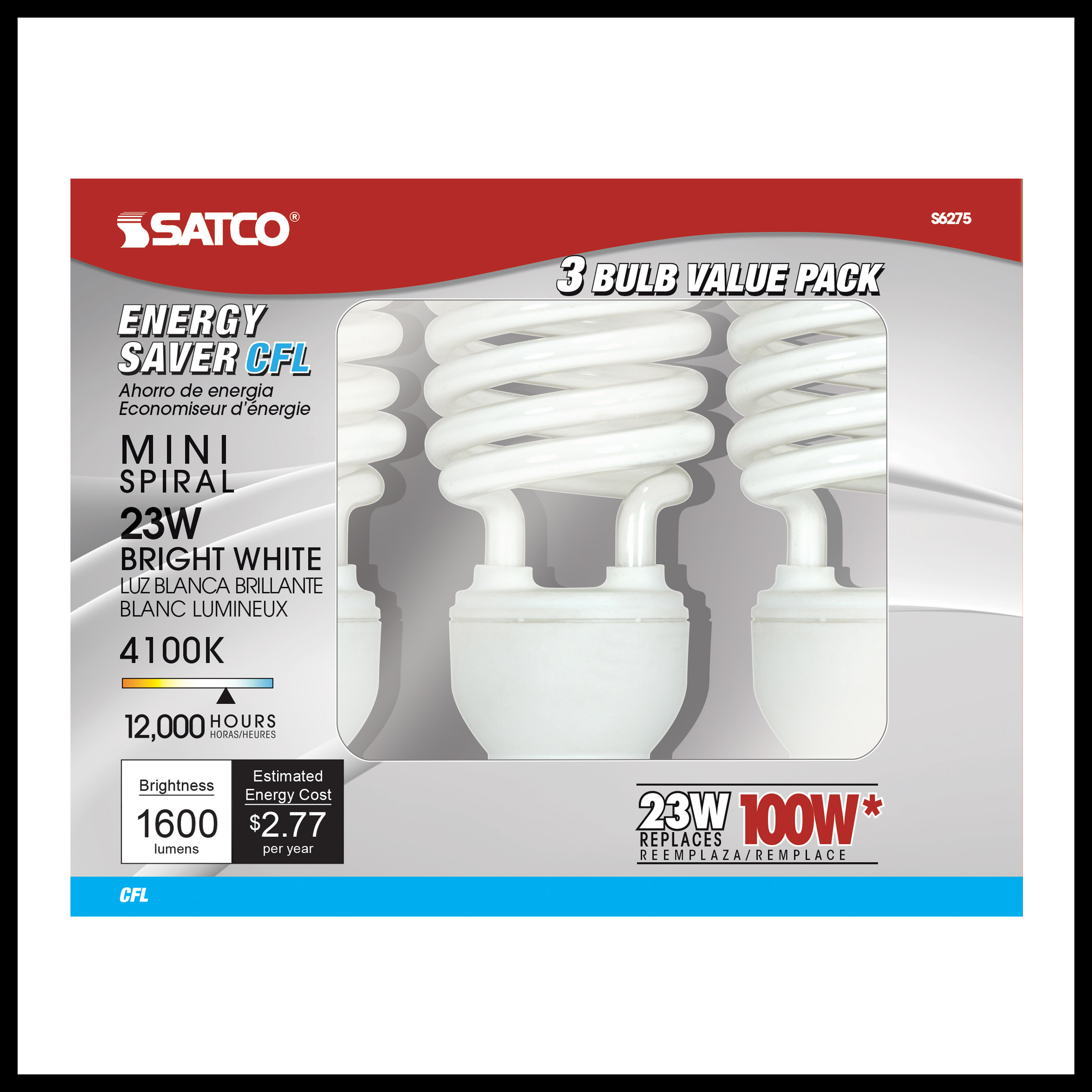 23T2/E26/4100K/120V/3PK - S6275