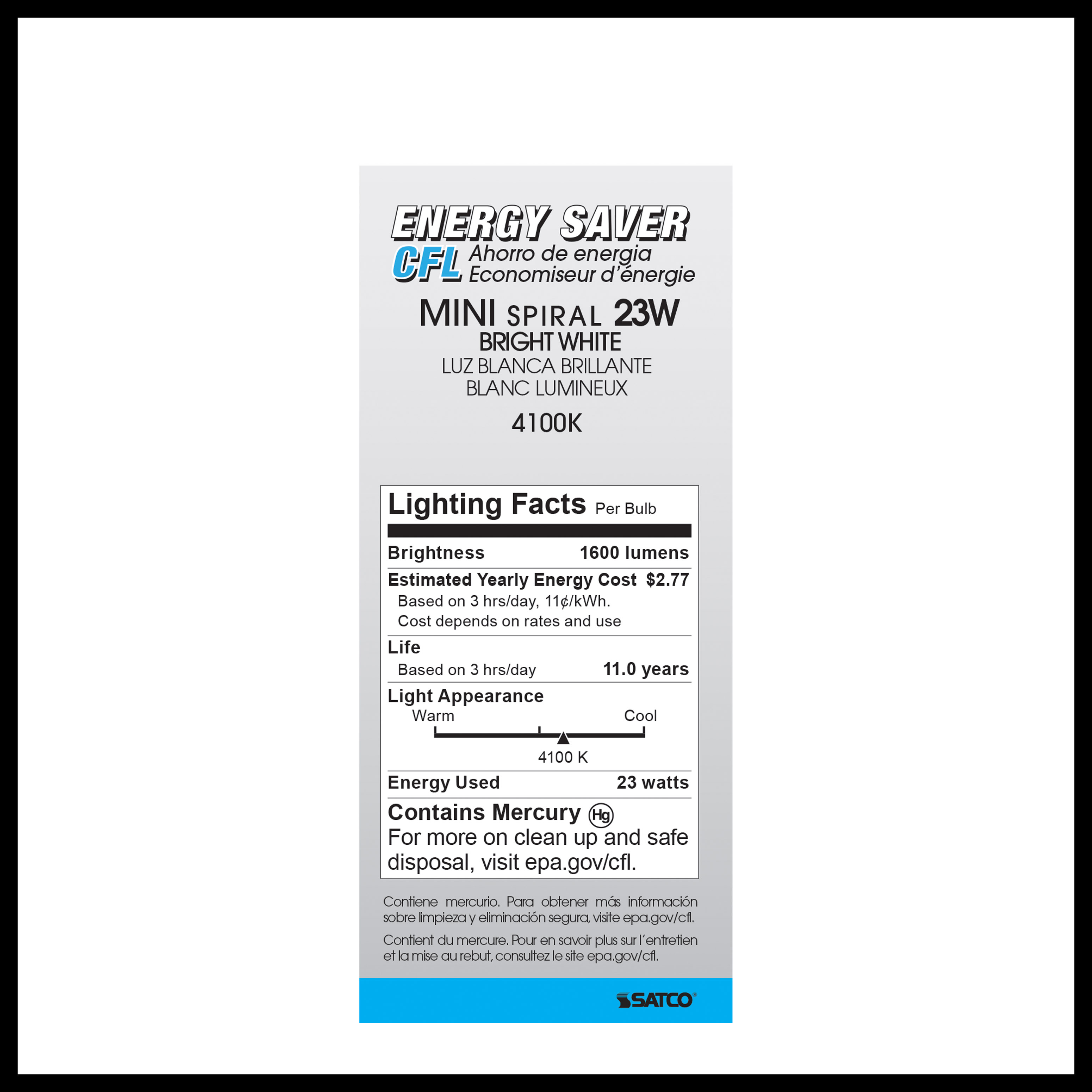 23T2/E26/4100K/120V/3PK - S6275