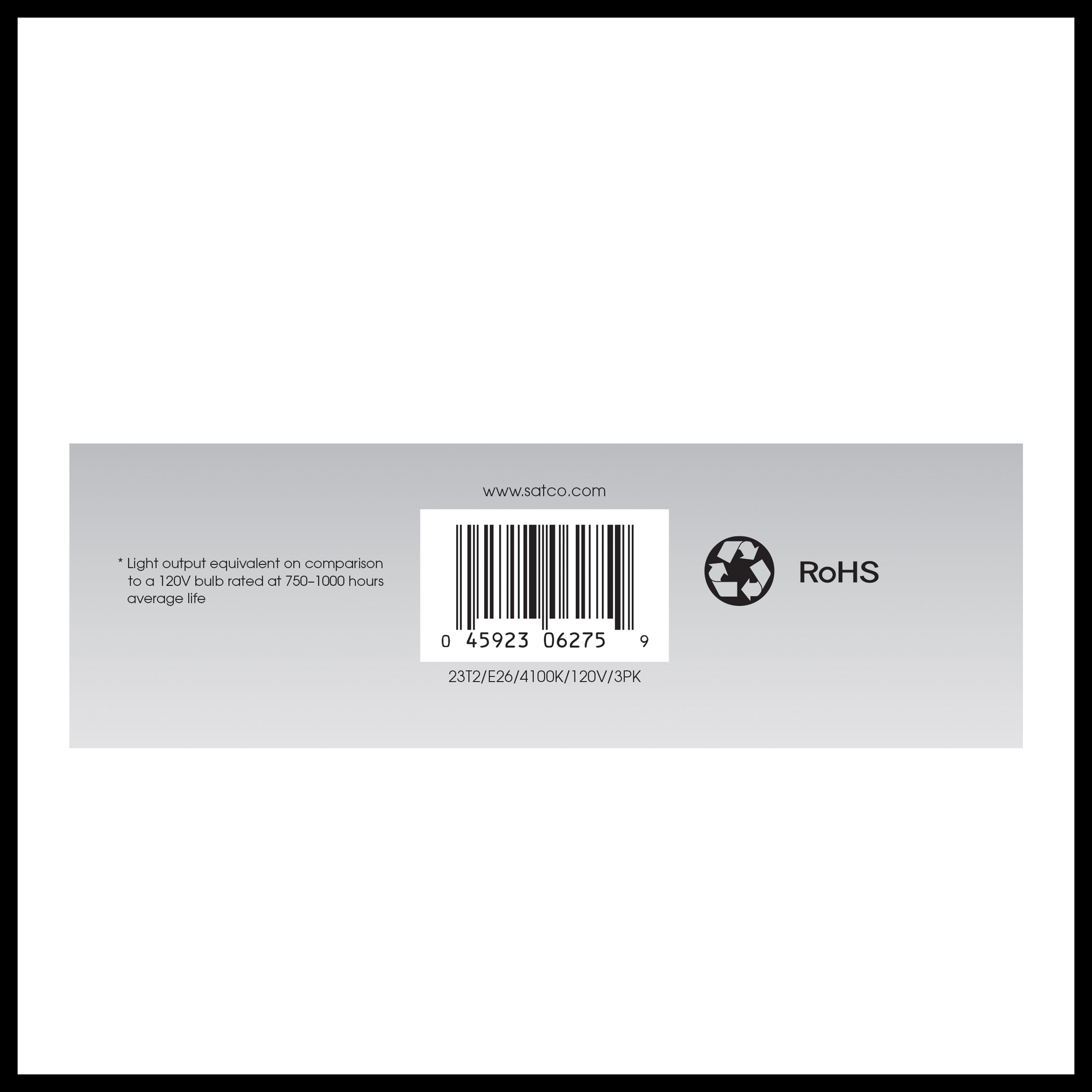 23T2/E26/4100K/120V/3PK - S6275