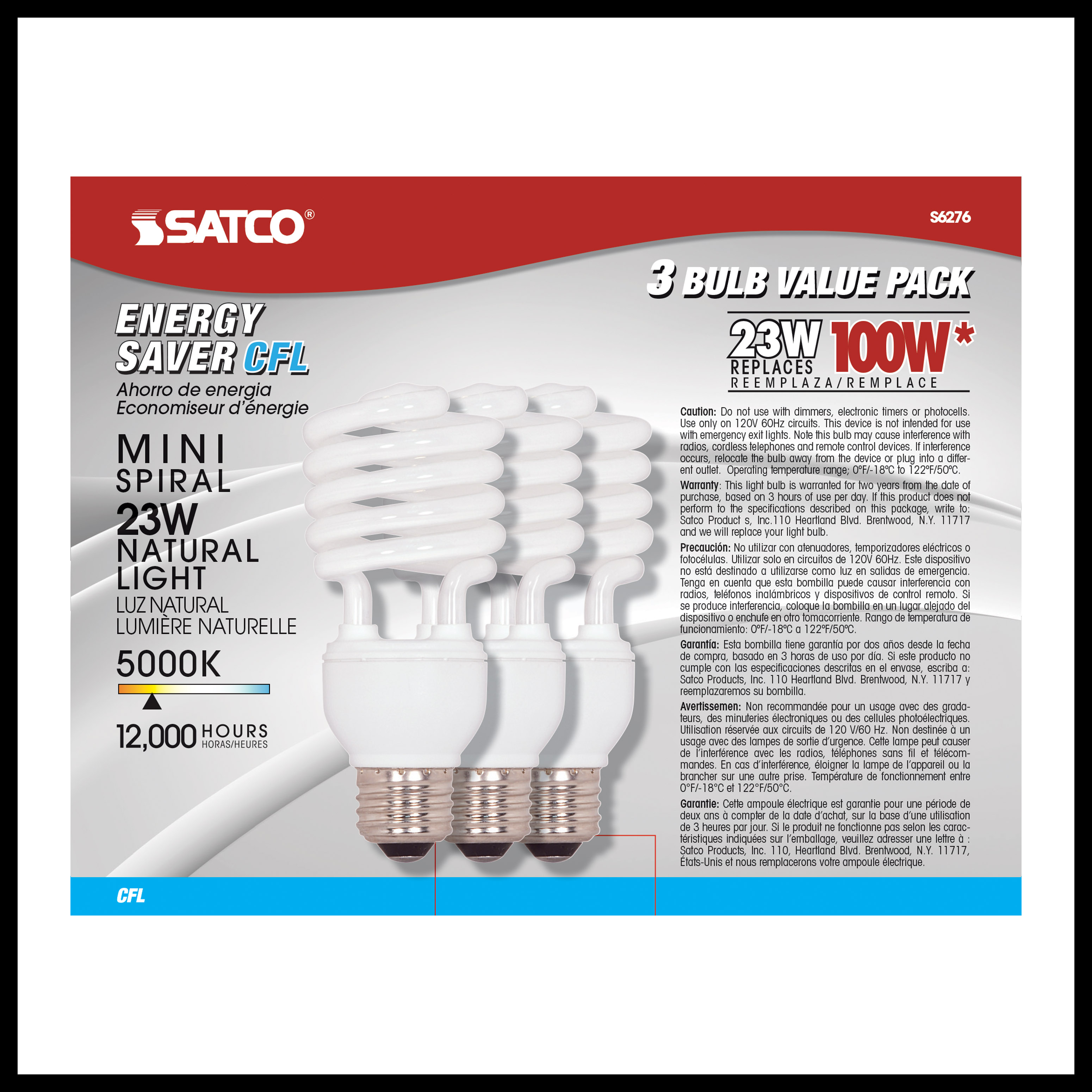 23 WATT T2 MINI SPIRAL E26 120 - S6276