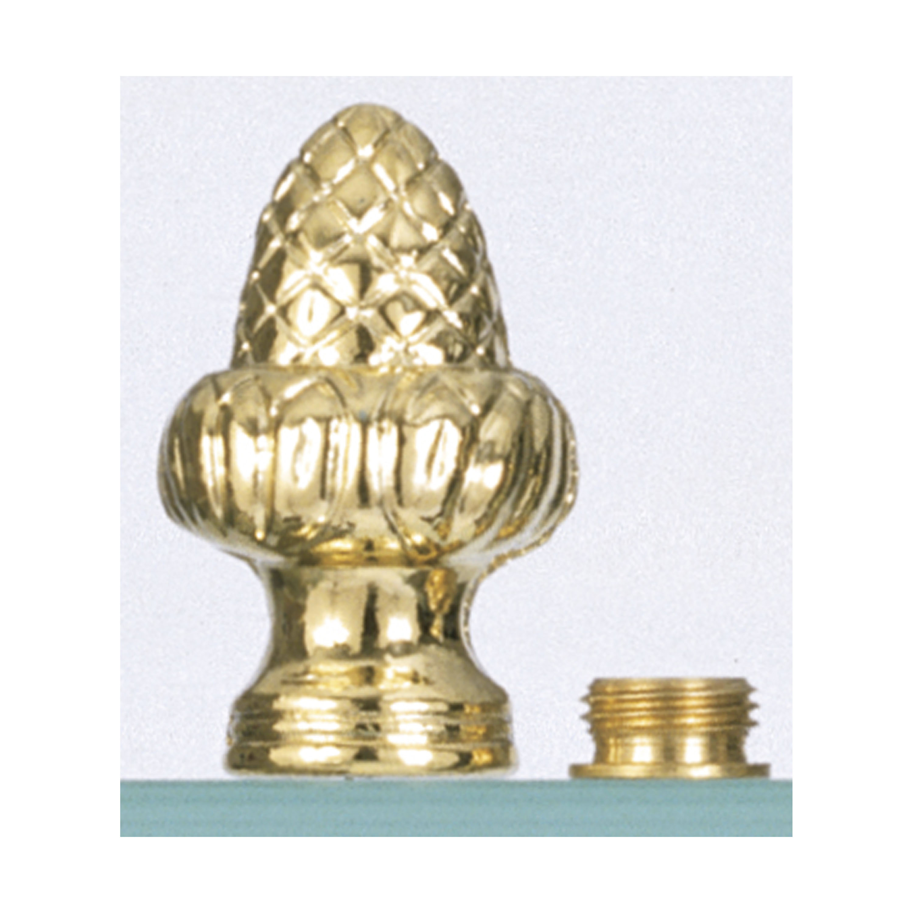 BRASS FIN ACORN KNOB - S70-133