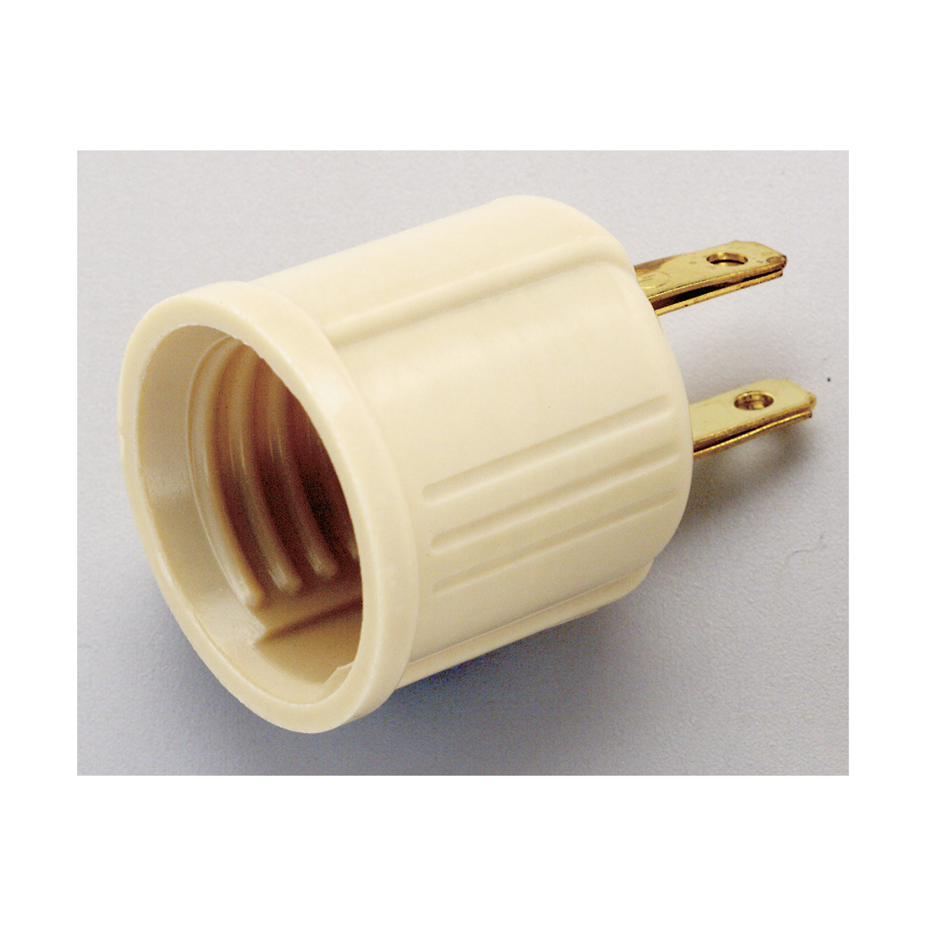 BAKELITE IVORY SOCKET ADAPTER - S70-544