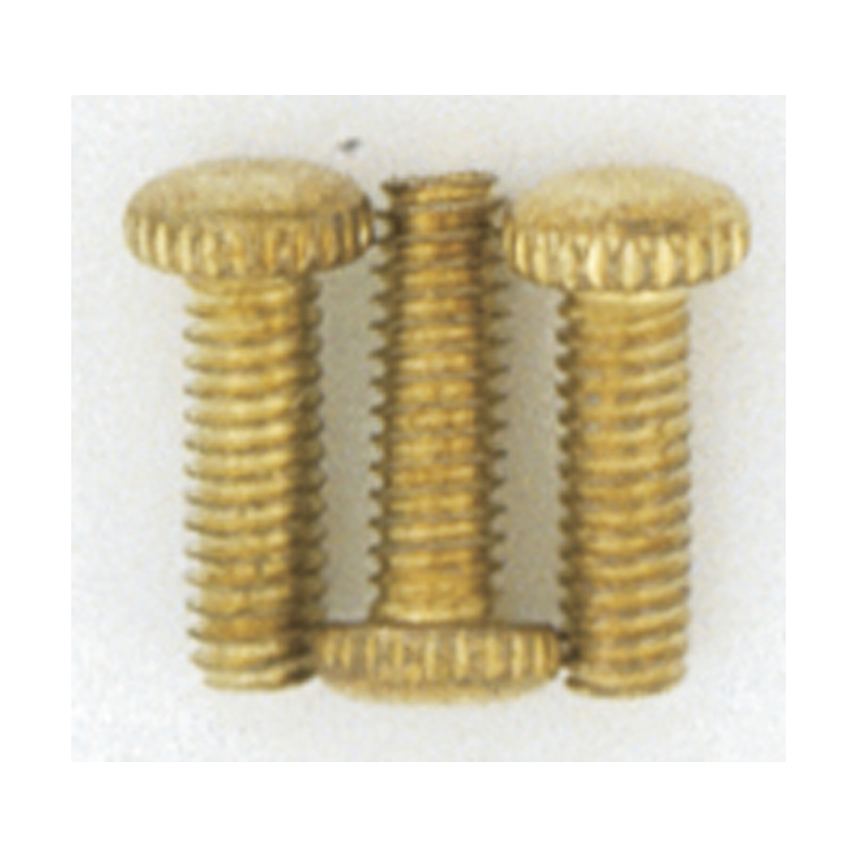 3 8/32 KNURLED BR PLTD SCREW - S70-632