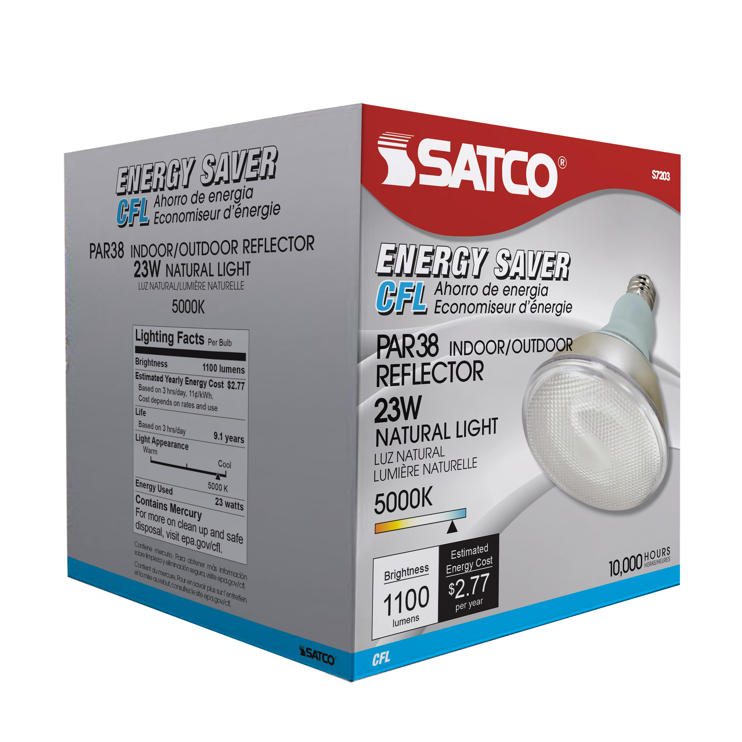 23PAR38/E26/5000K/120V/1PK - S7203