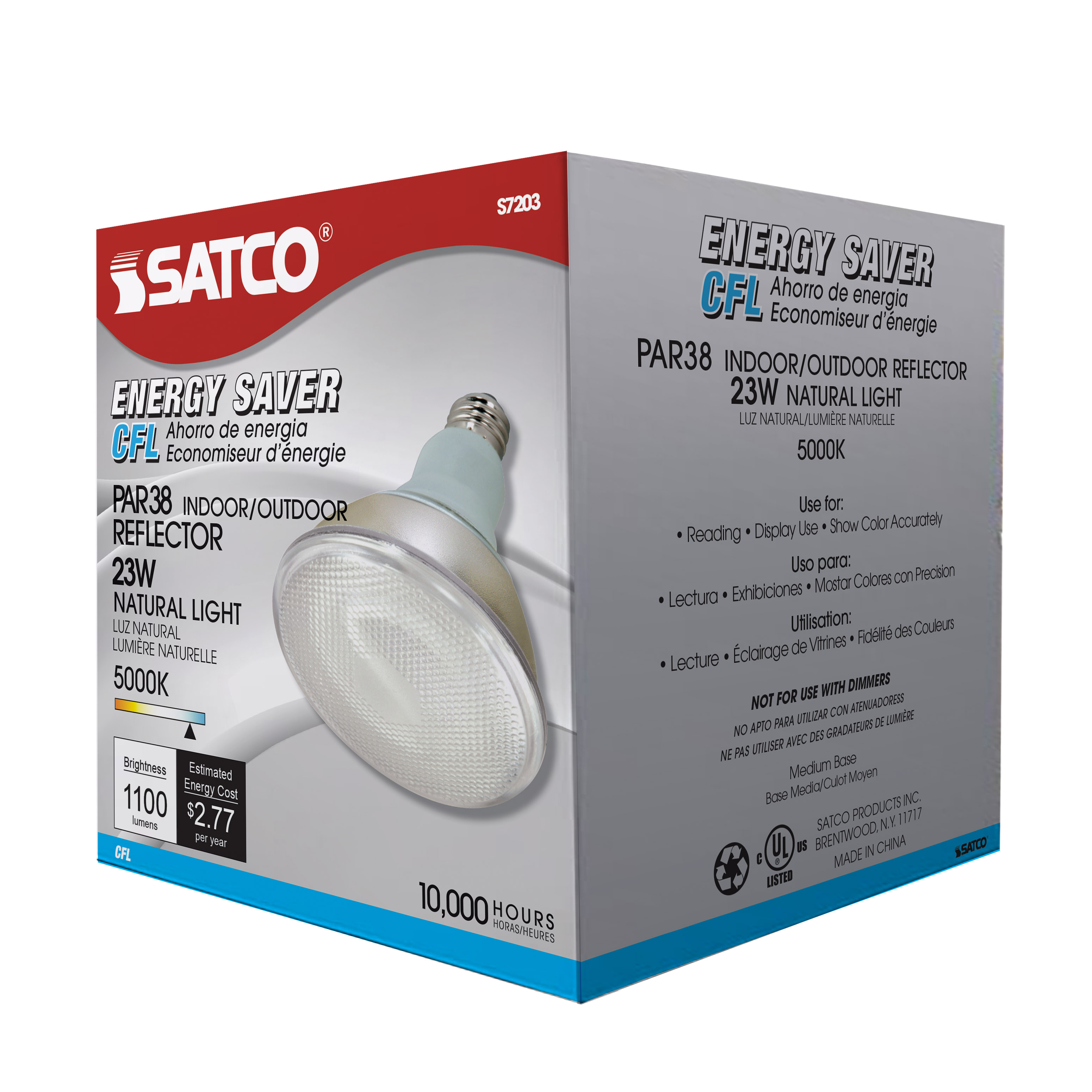 23PAR38/E26/5000K/120V/1PK - S7203