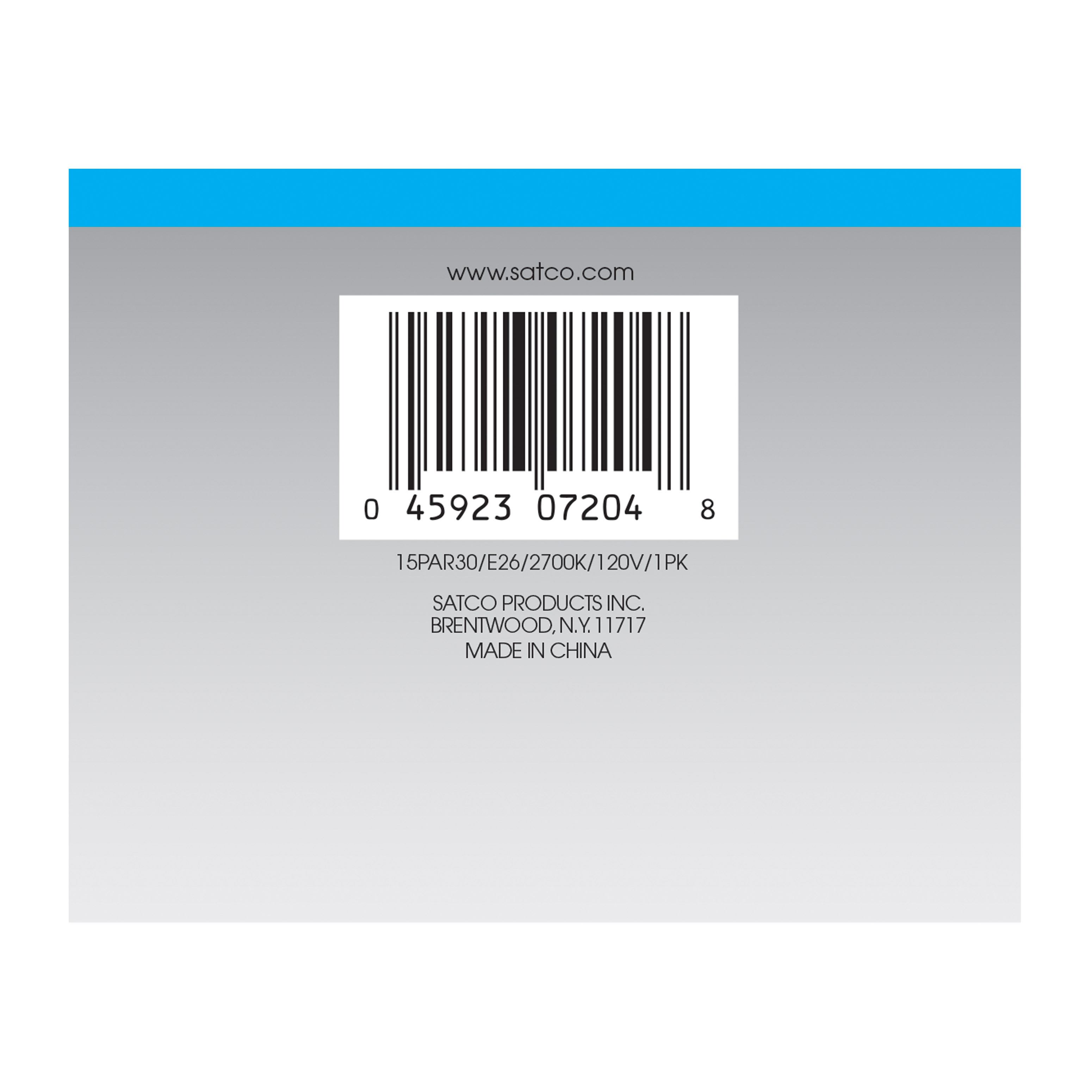 15PAR30/E26/2700K/120V/1PK - S7204