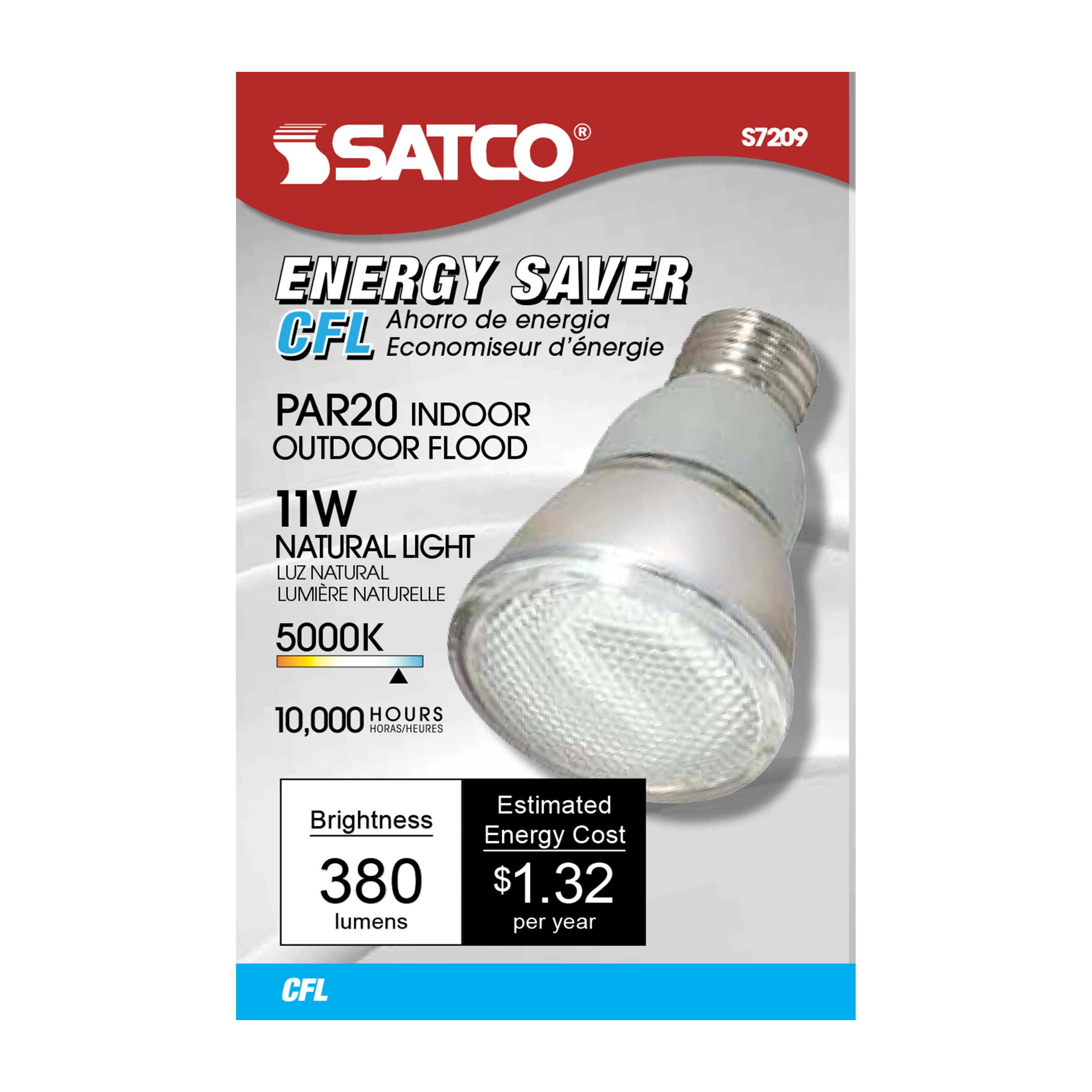 11PAR20/E26/5000K/120V/1PK - S7209