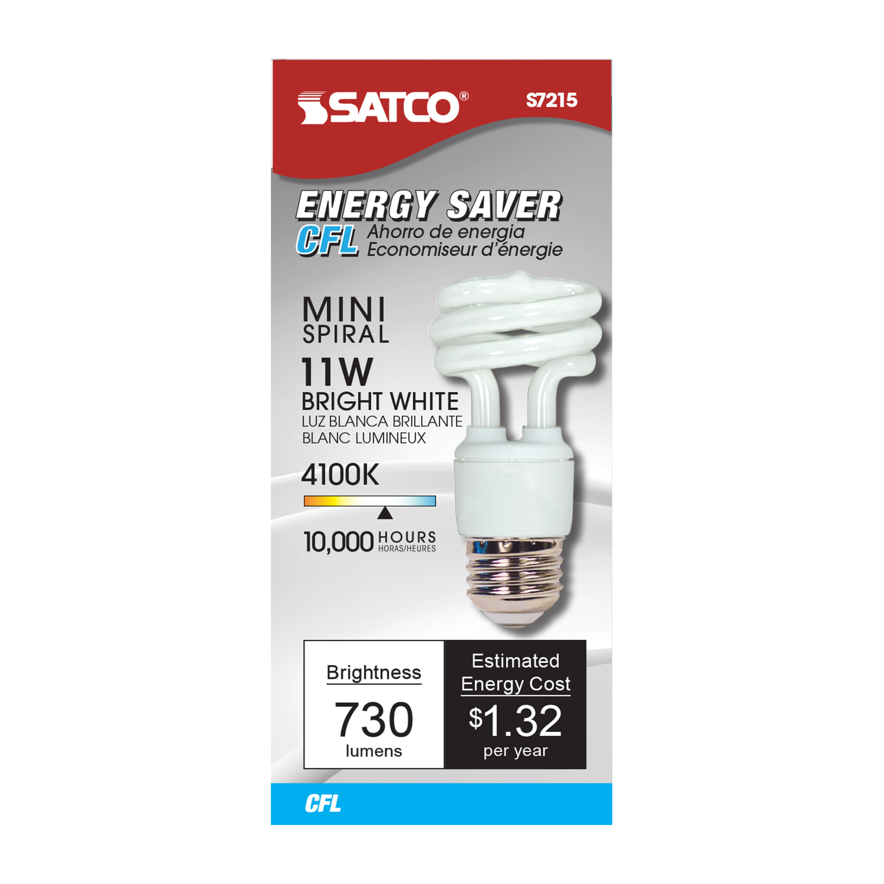 11T2/E26/4100K/120V/1PK - S7215