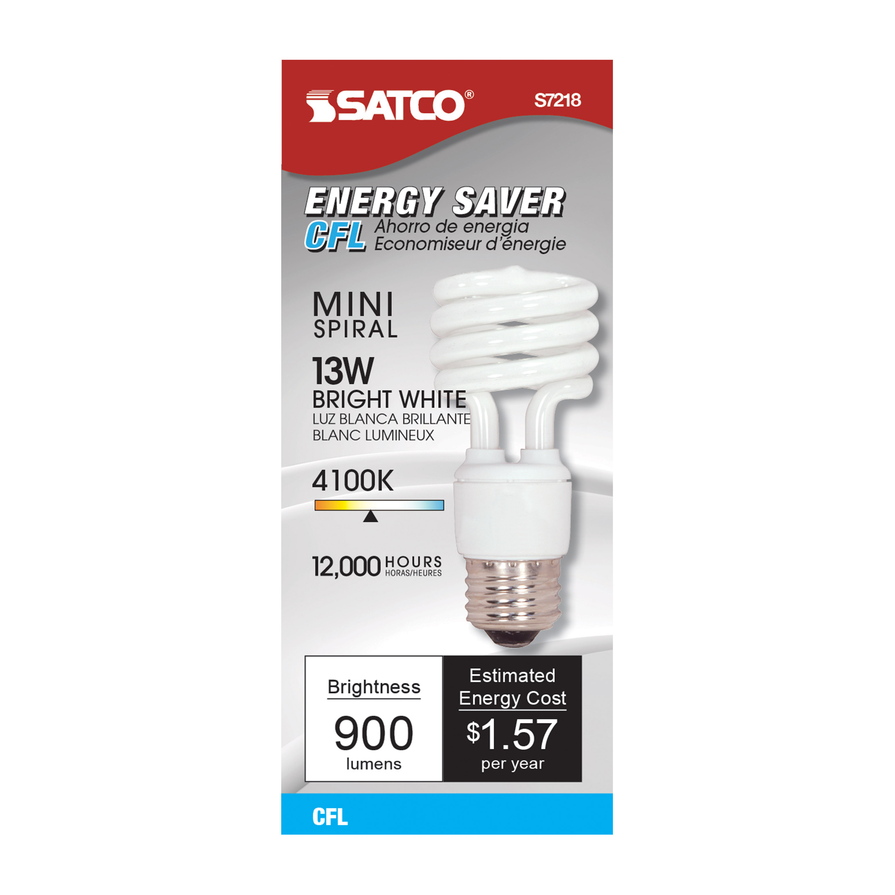 13T2/E26/4100K/120V/1PK - S7218