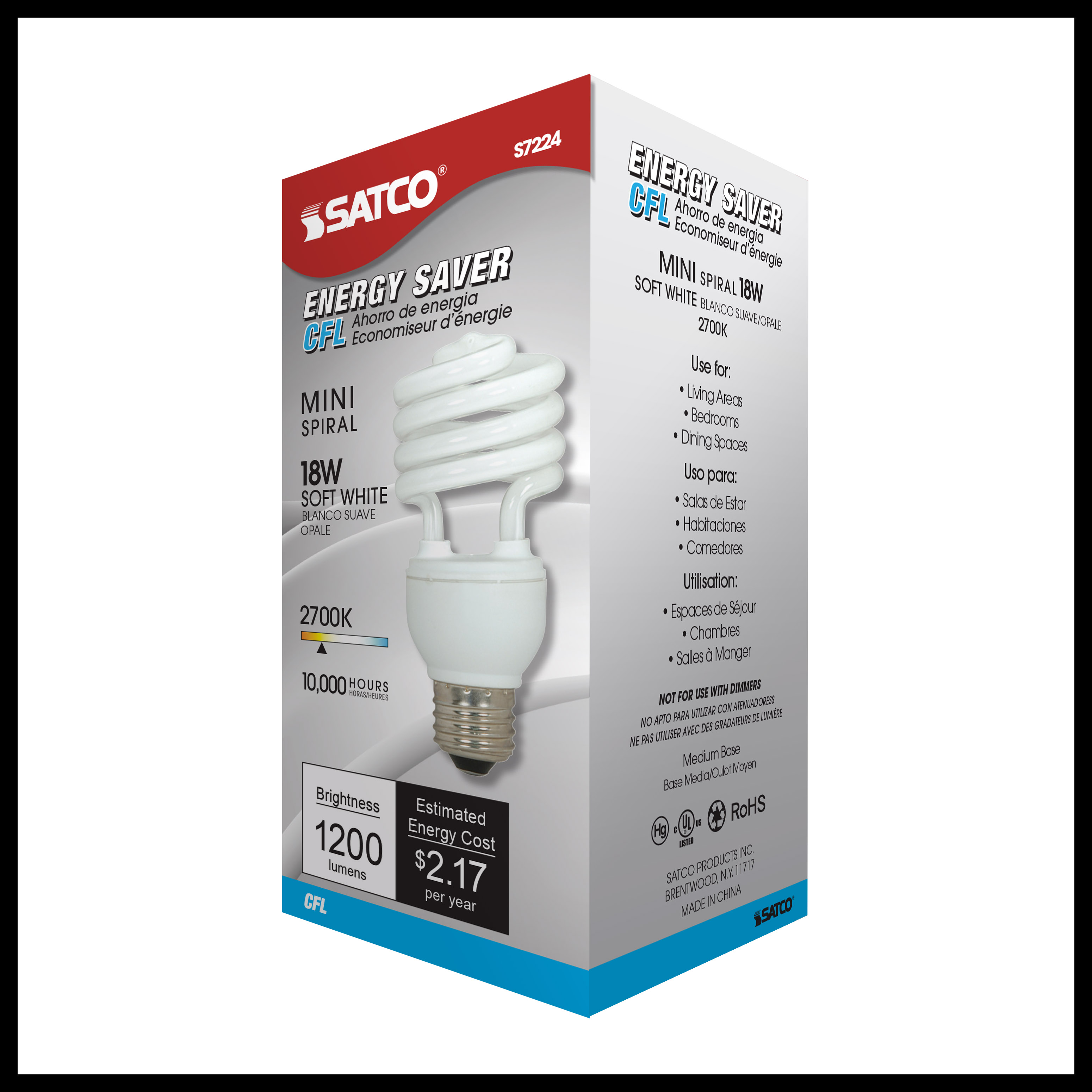 18T2/E26/2700K/120V/1PK - S7224