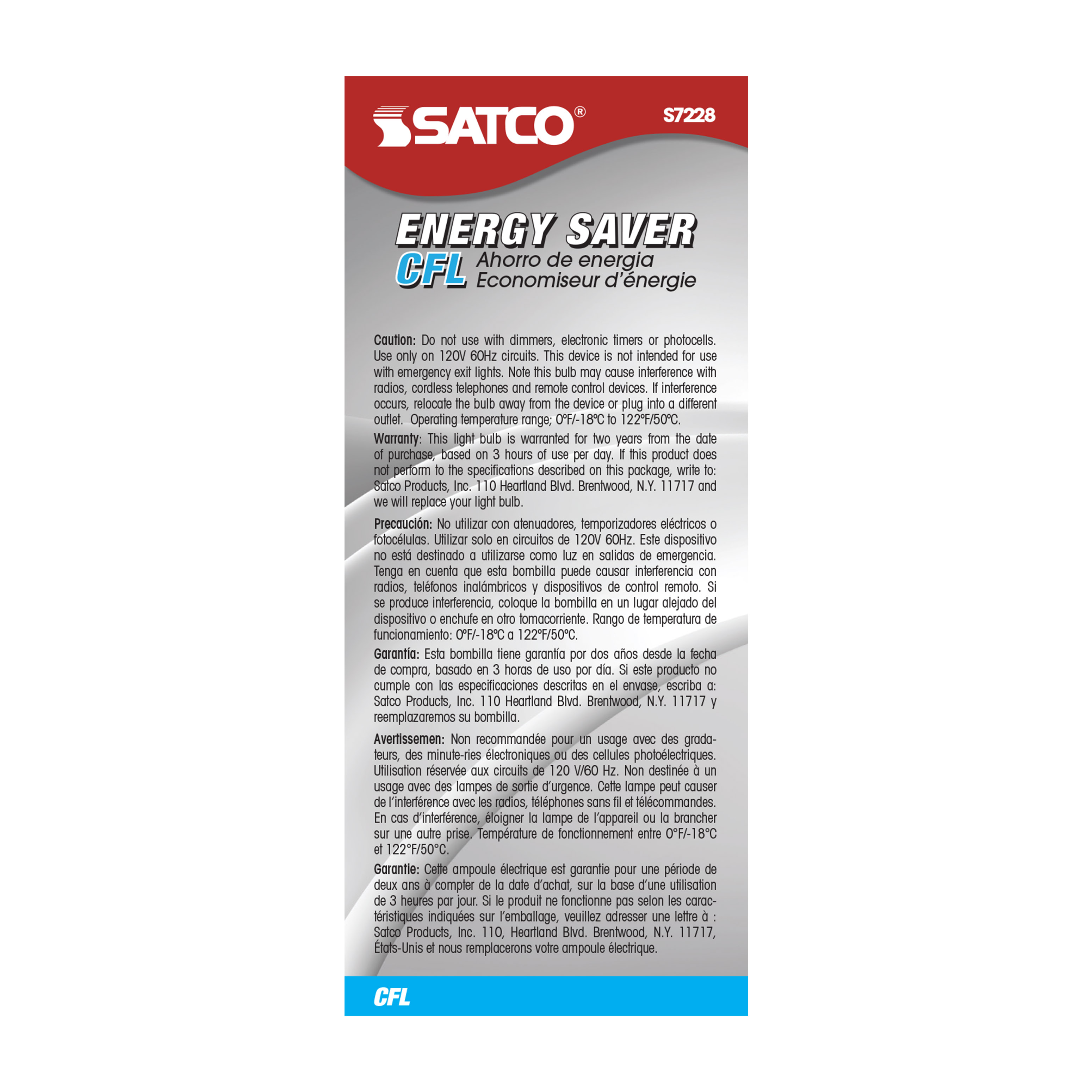 23T2/E26/4100K/120V/1PK - S7228