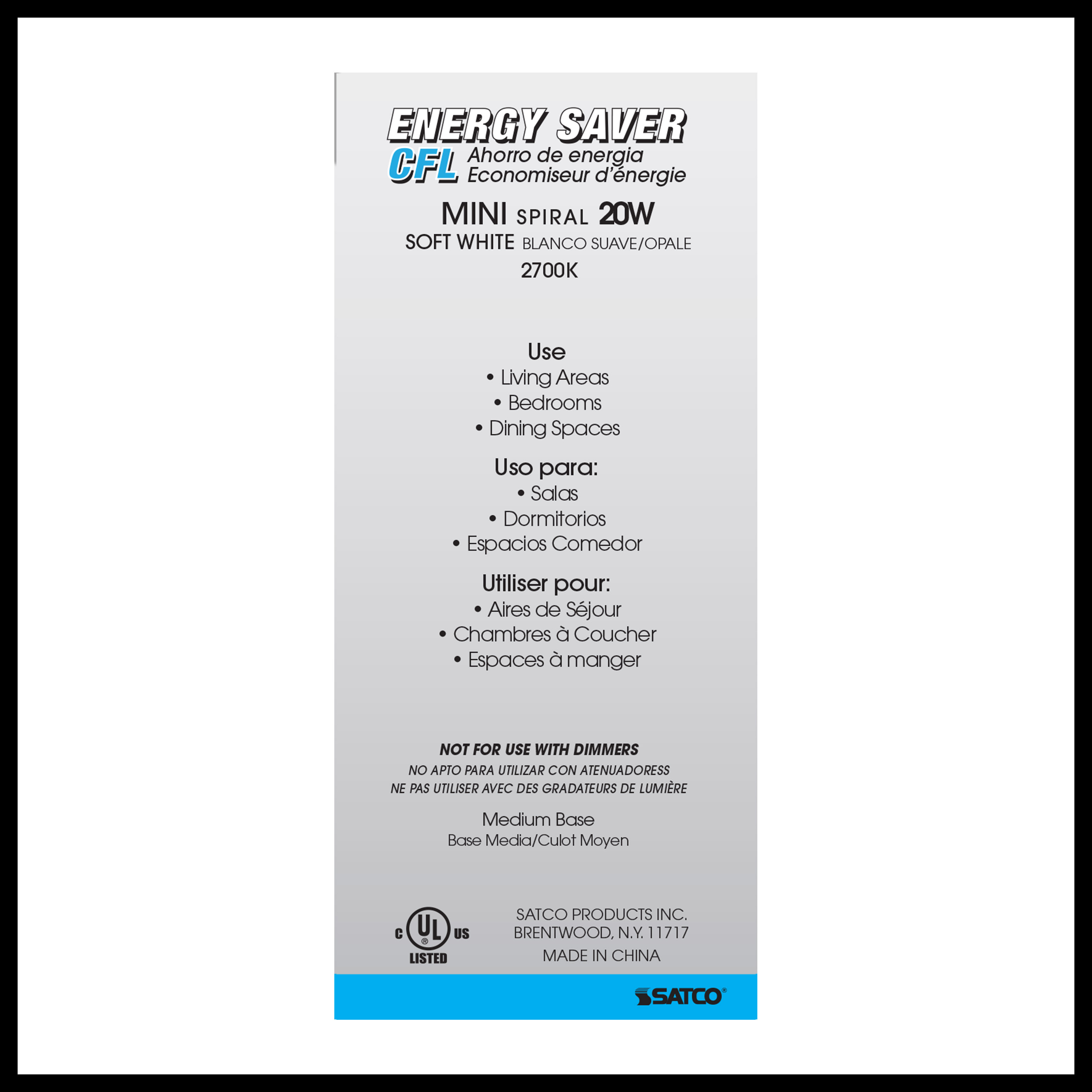 20T2/E26/2700K/120V/1PK - S7234