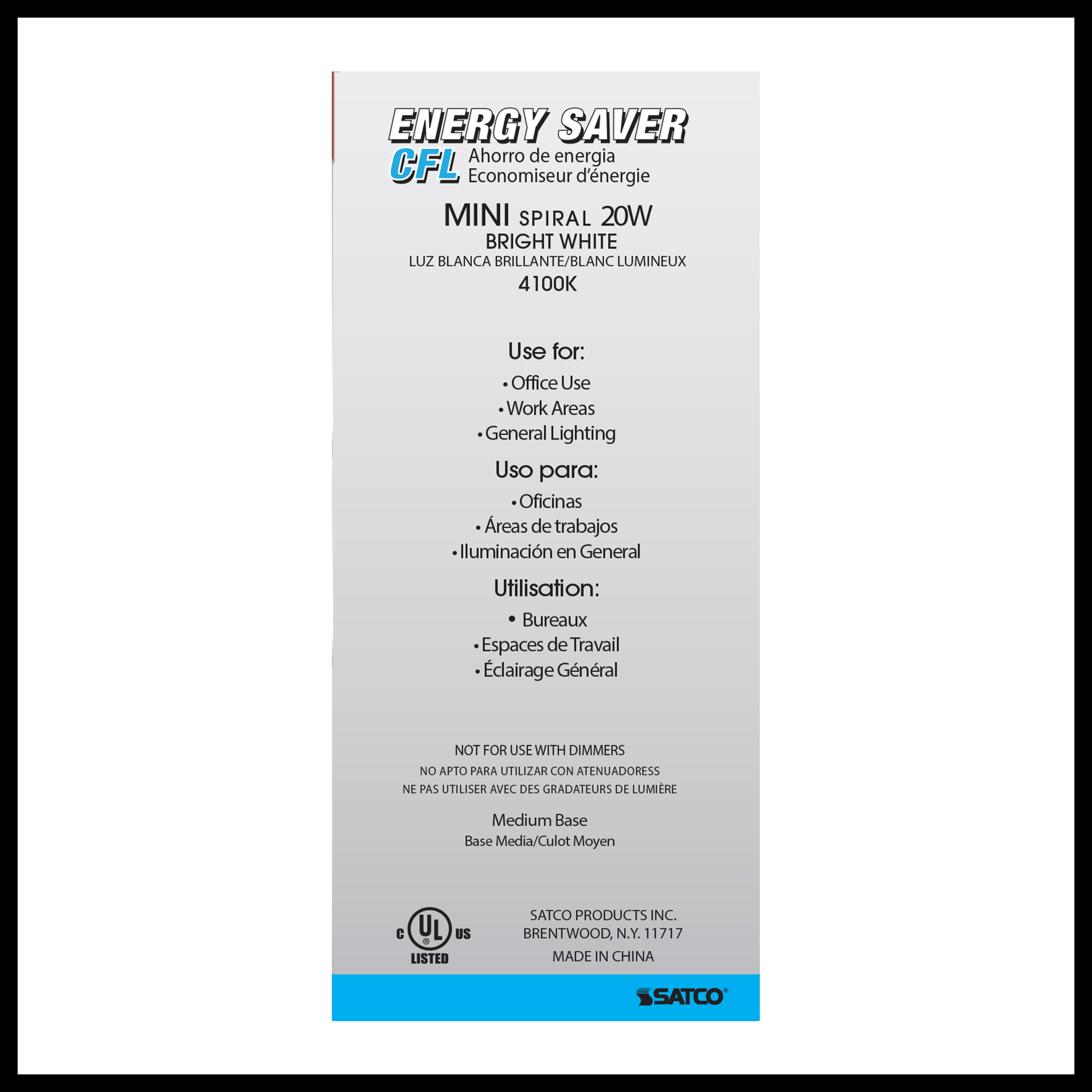 20T2/E26/4100K/120V/1PK - S7235