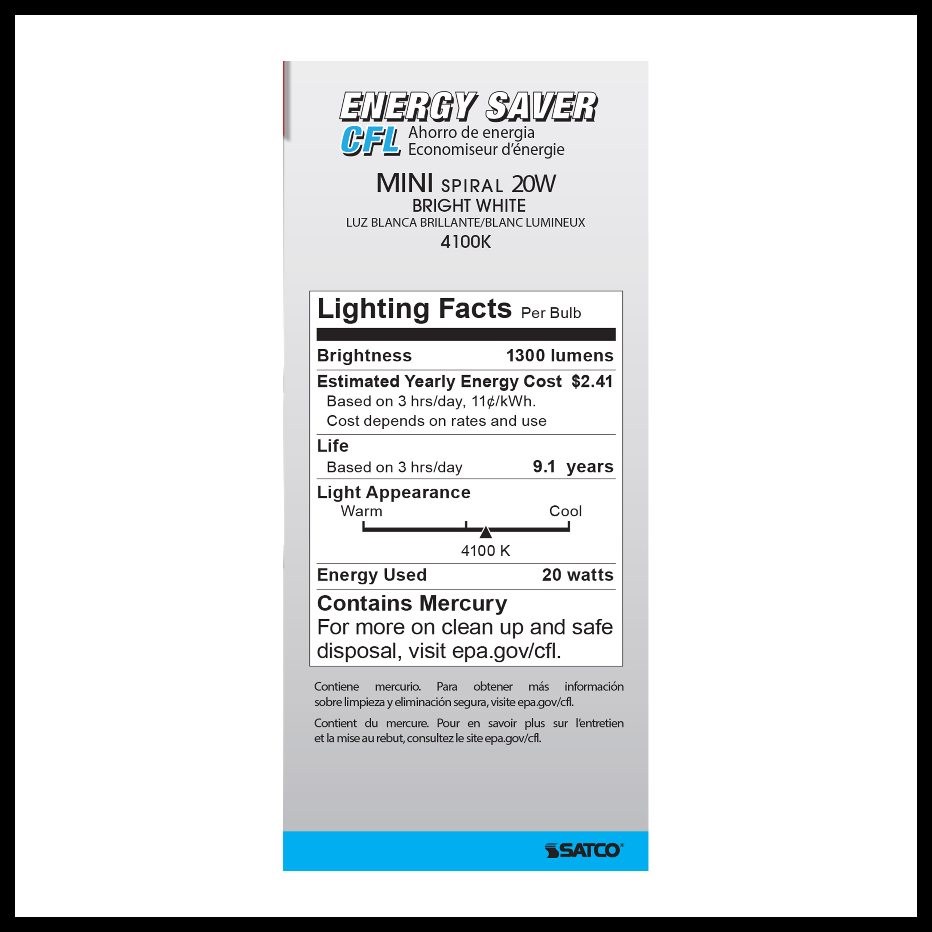 20T2/E26/4100K/120V/1PK - S7235