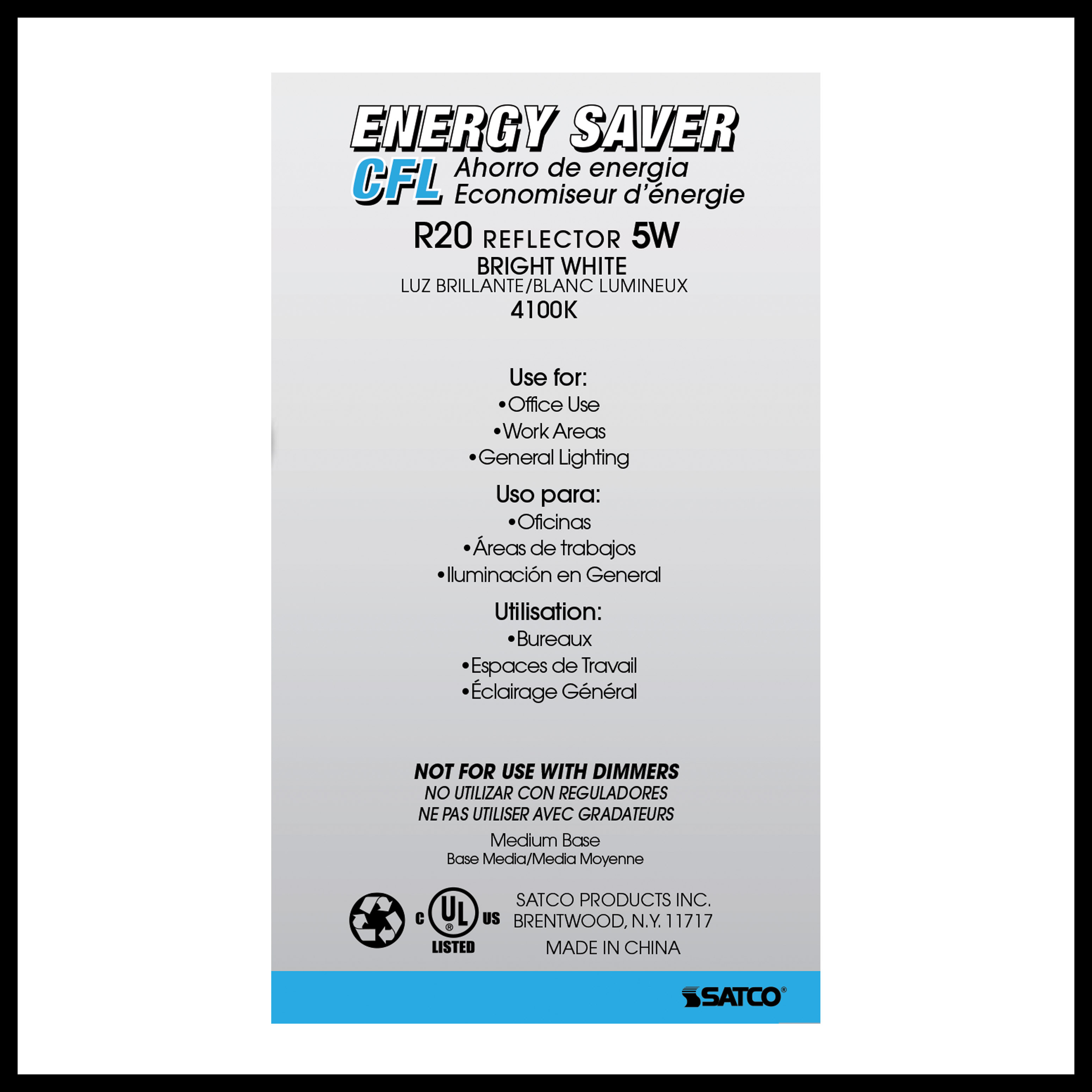 5R20/E26/4100K/120V/1PK - S7258