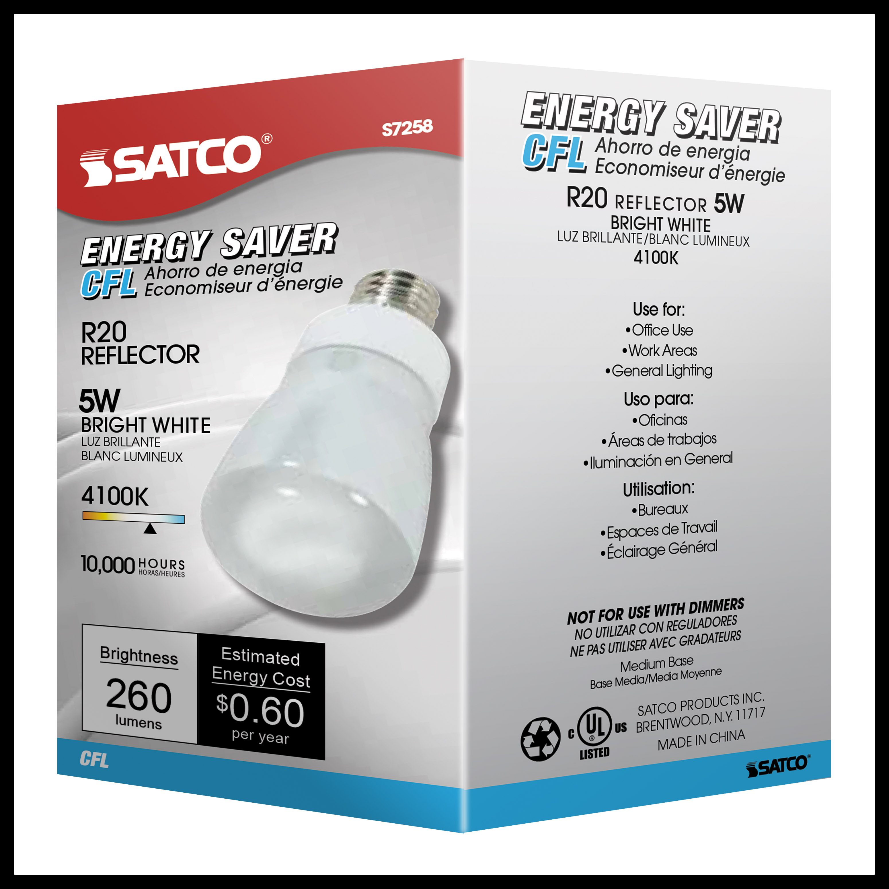 5R20/E26/4100K/120V/1PK - S7258