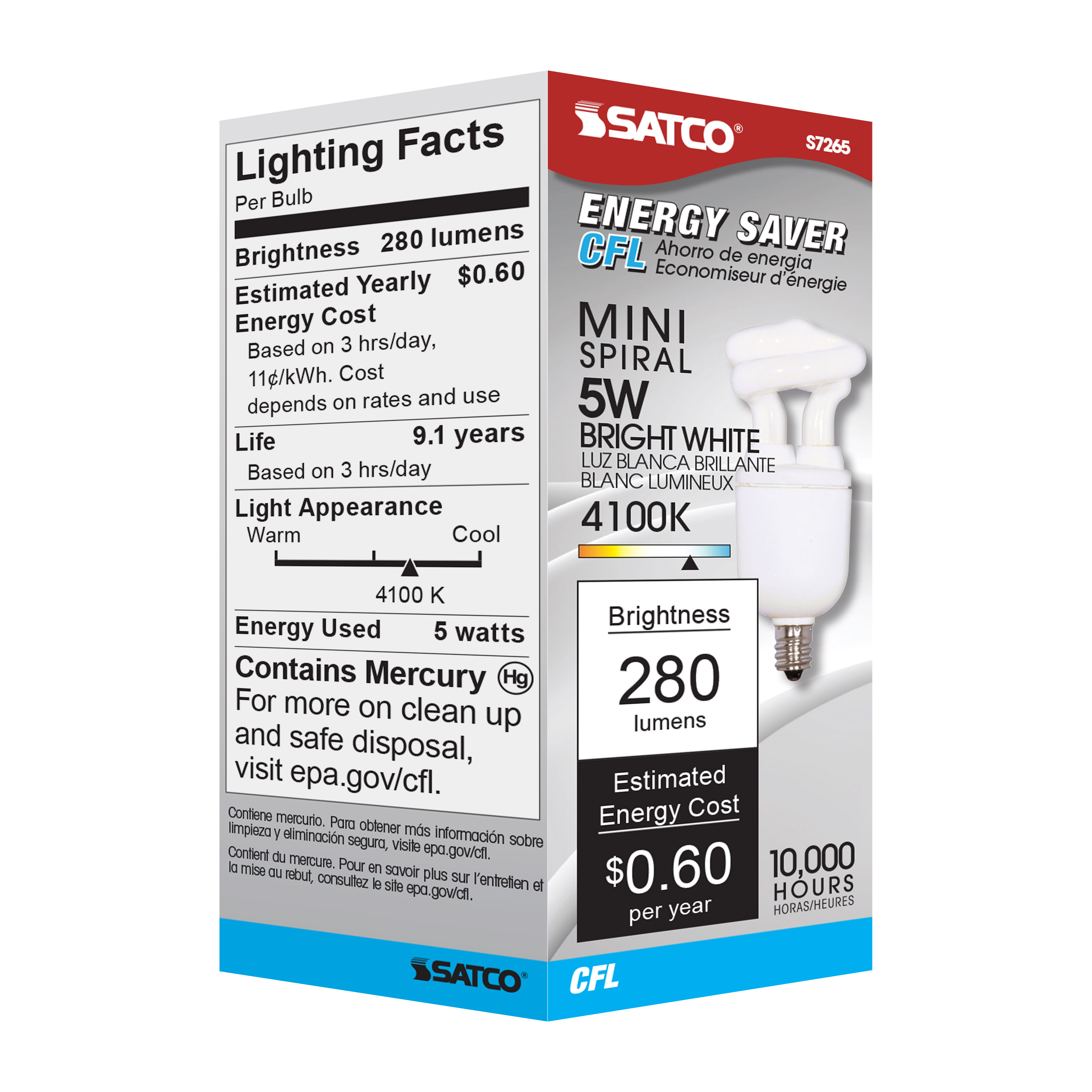 S7265 5T2/E12/4100K/120V/1PK