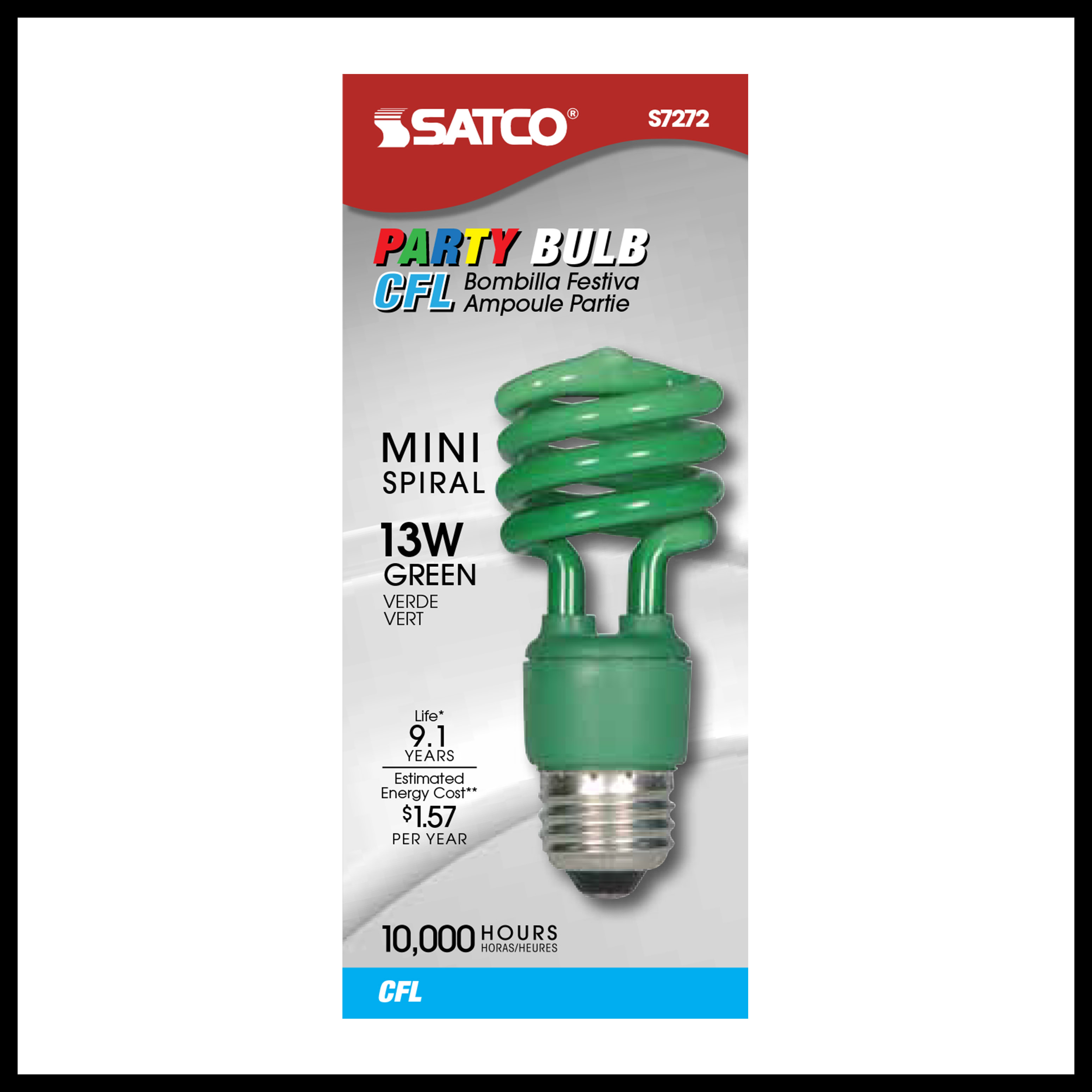 13T2/E26/GREEN/120V/1PK - S7272