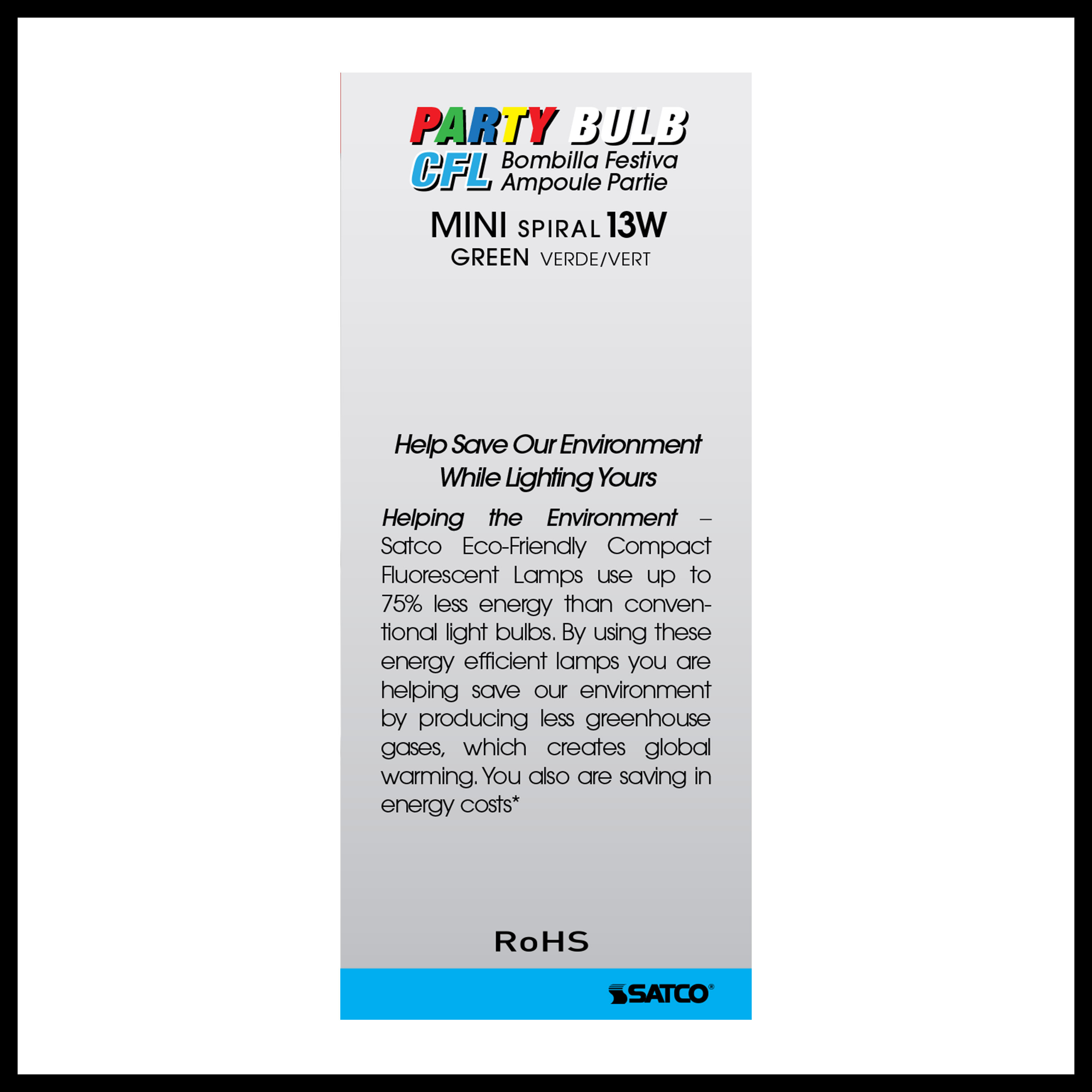 13T2/E26/GREEN/120V/1PK - S7272